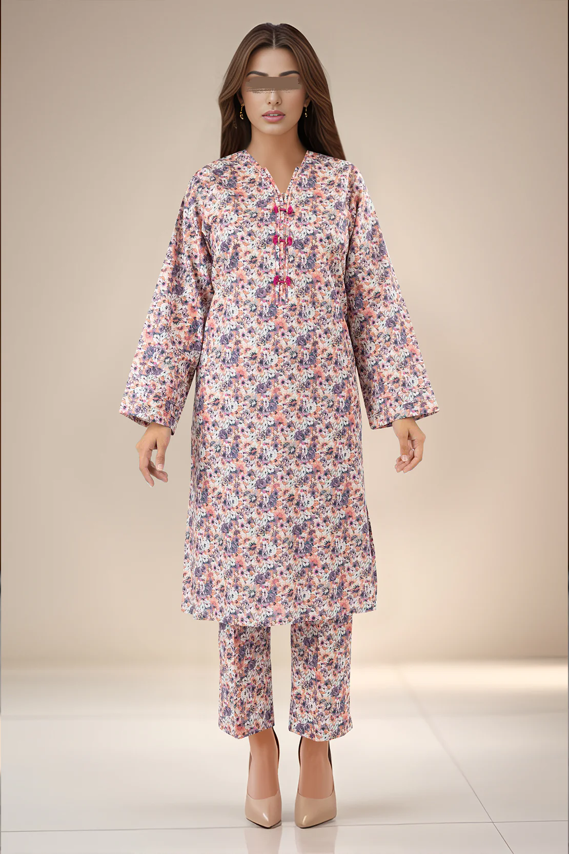SAYA's Printed Cotton Dobby Stitched For Mom and Daughter - Image 6