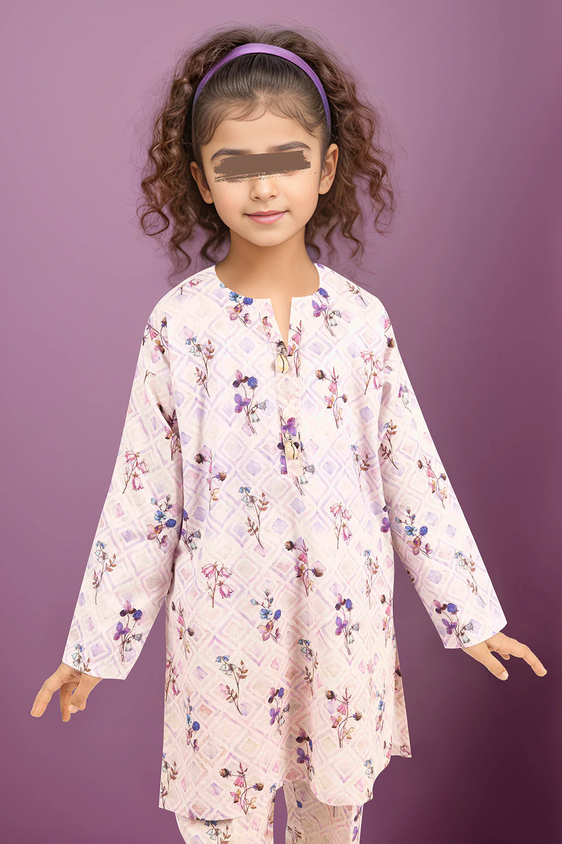 Saya'S Printed Khaddar/Linen Stitched Mom And Daughter - Image 6
