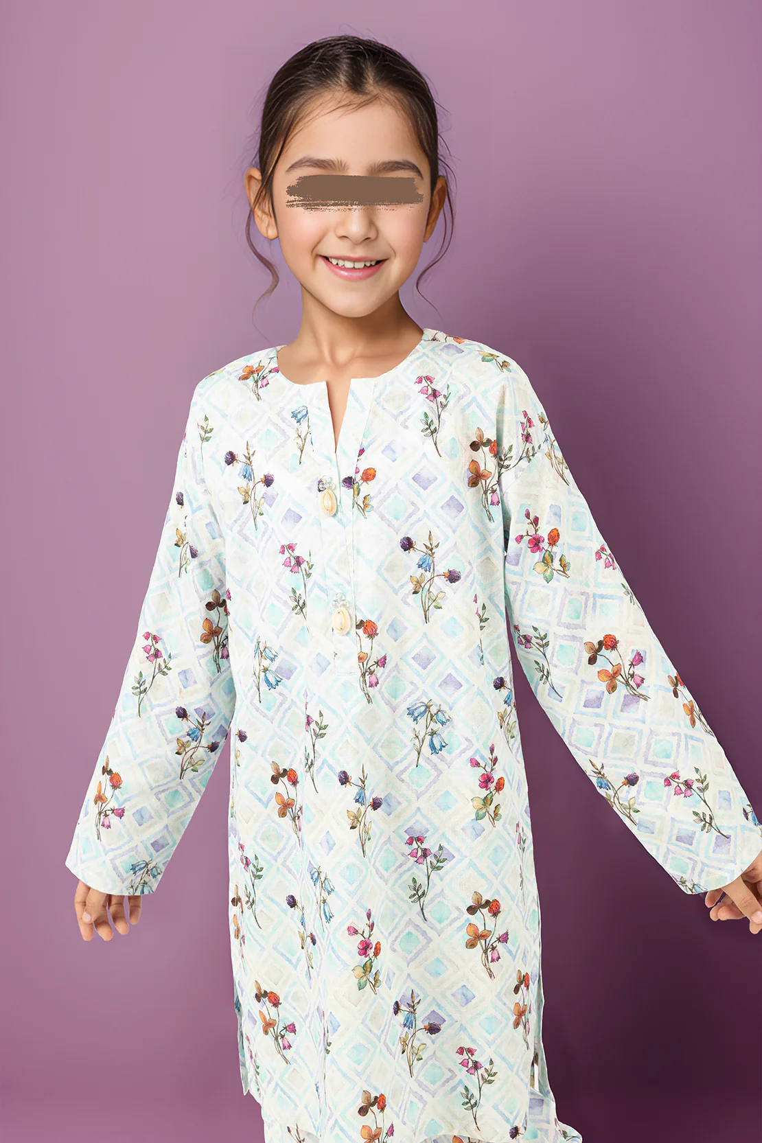 Saya'S Printed Khaddar Stitched For Mom And Daughter - Image 4