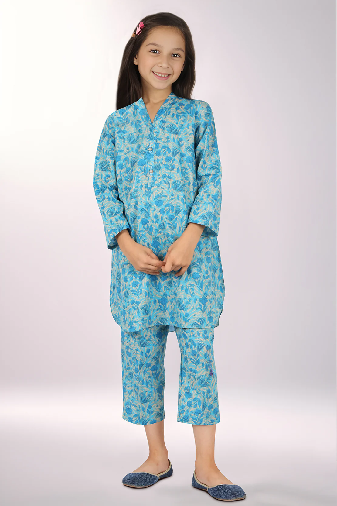 SAYA's Printed Lawn Stitched For Mom And Daughter - Image 2
