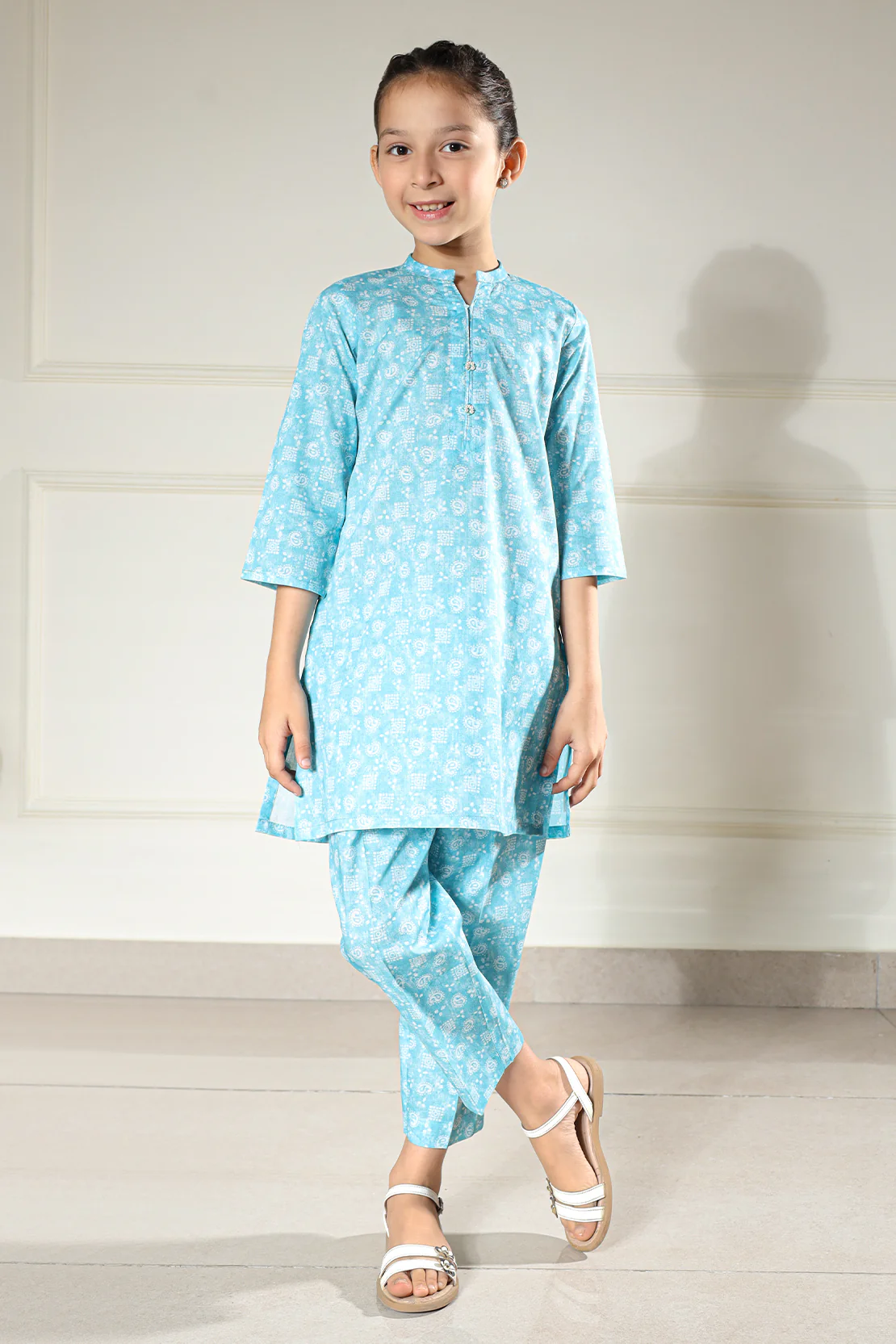 SAYA's Printed Lawn Stitched For Mom And Daughter - Image 6