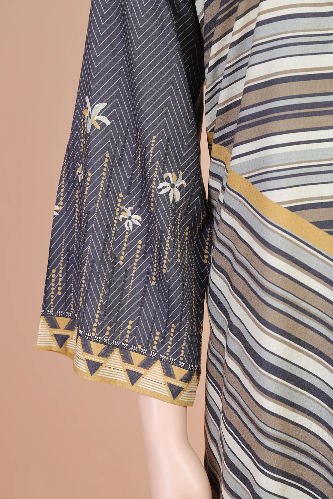 Self Jacquard Stitched Shirt - Image 4