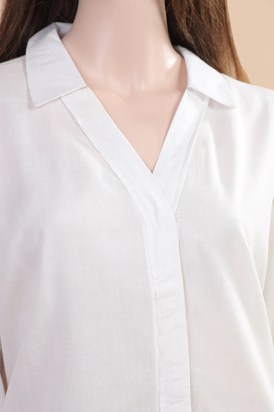 Slub Cotton Stitched Shirt - Image 3