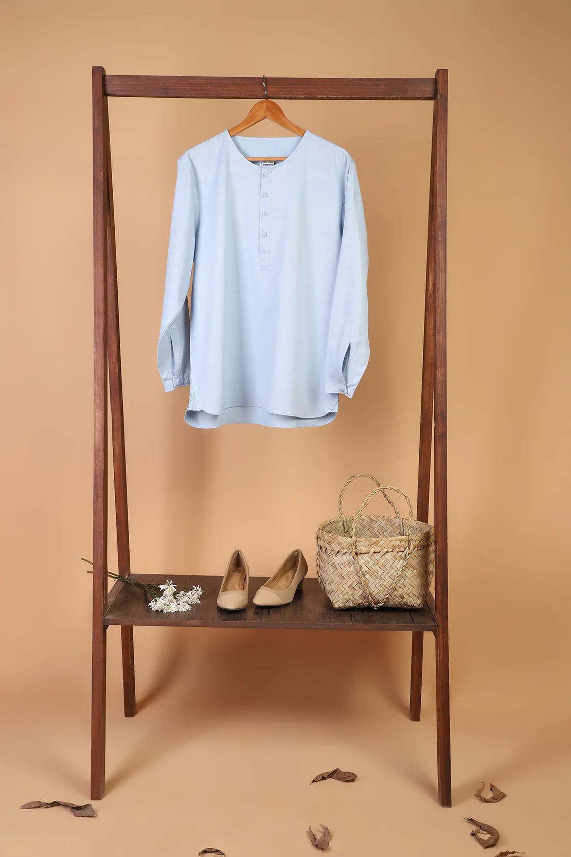 Smart Unisex Soft Textured Stitched Shirt - Image 4