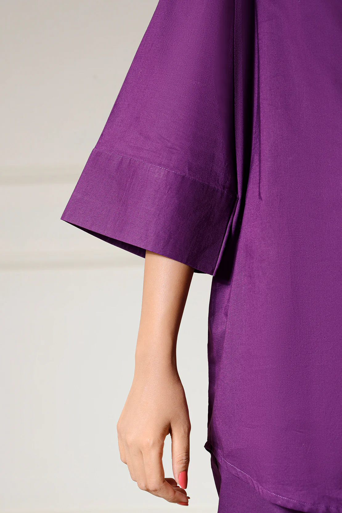 Solid Cambric Stitched 2 Piece (Shirt/Trouser) - Image 5