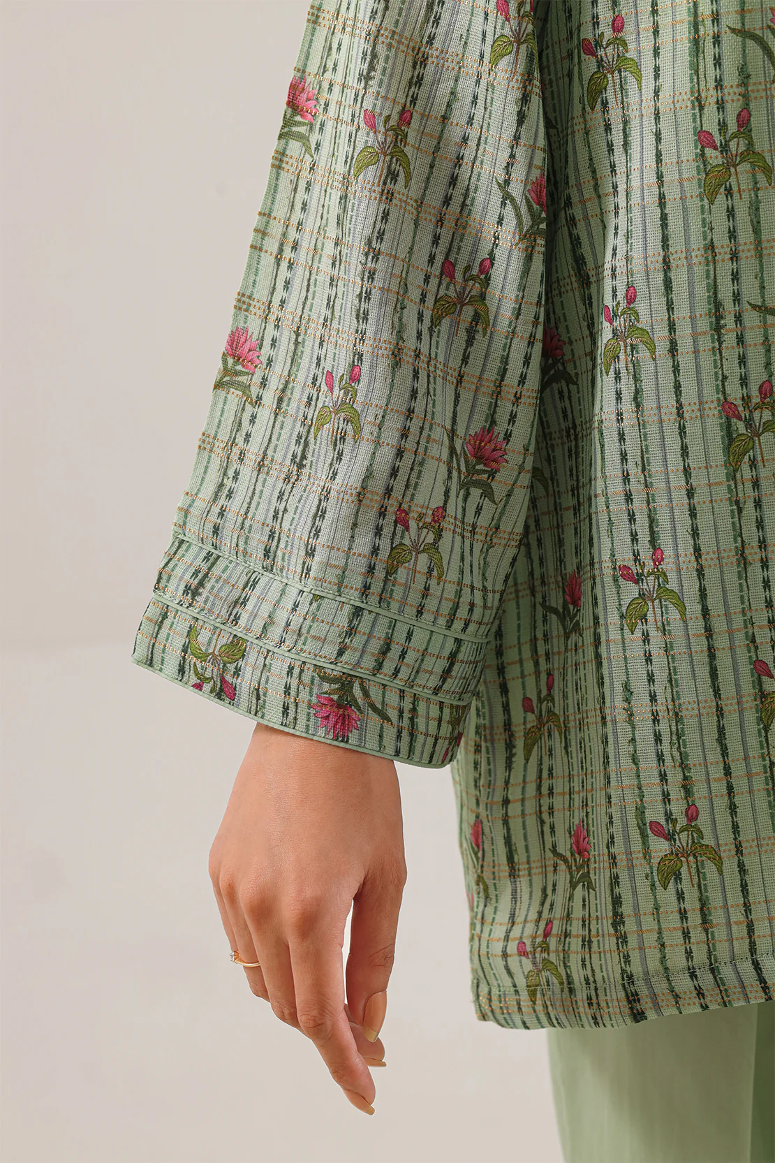 Solid Cambric Stitched 2 Piece (Shirt/Trouser) - Image 5