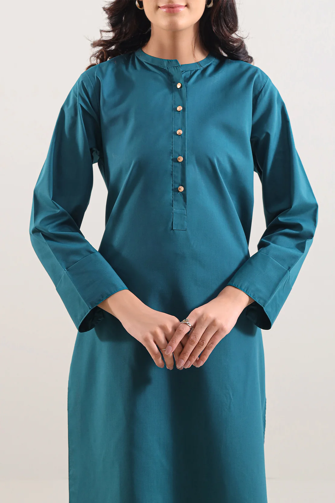 Solid Easy Care Fabric Stitched 2 Piece (Shirt/Trouser) - Image 2