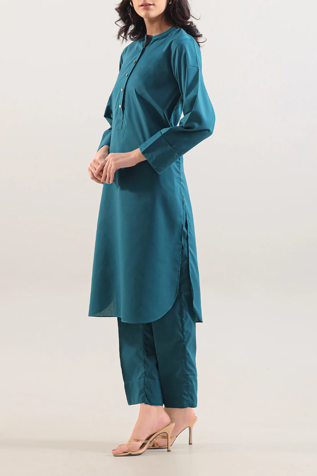 Solid Easy Care Fabric Stitched 2 Piece (Shirt/Trouser) - Image 3