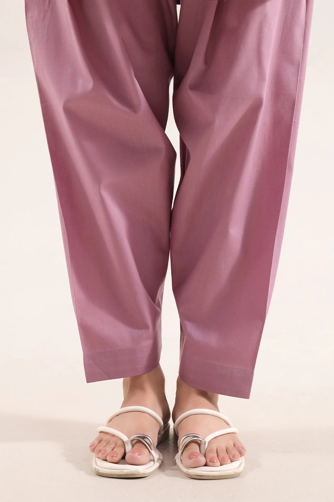 Solid Embroidered Cambric Stitched 2 Piece (Shirt/Trouser) - Image 6
