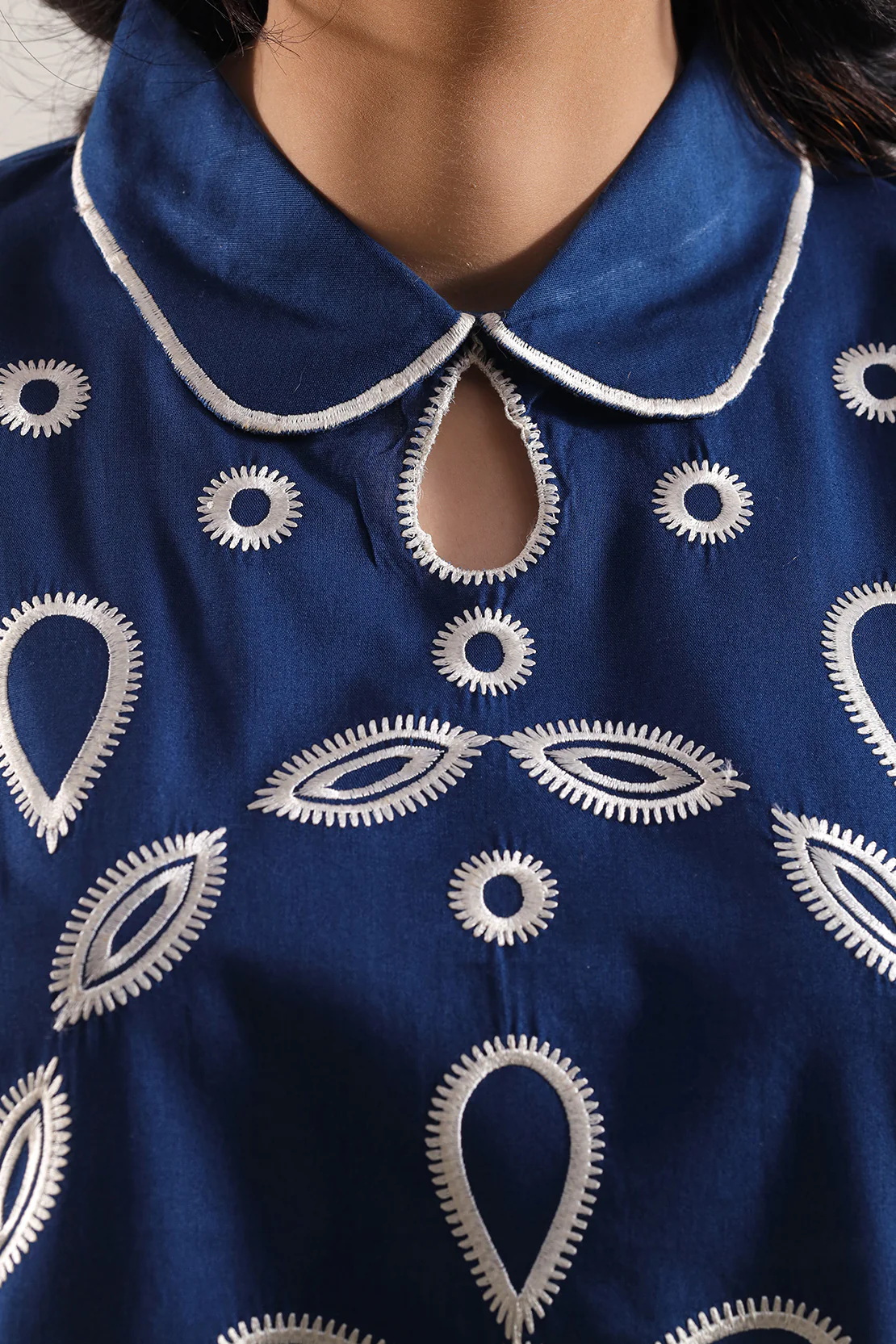 Solid Embroidered Cambric Stitched 2 Piece (Shirt/Trouser) - Image 5
