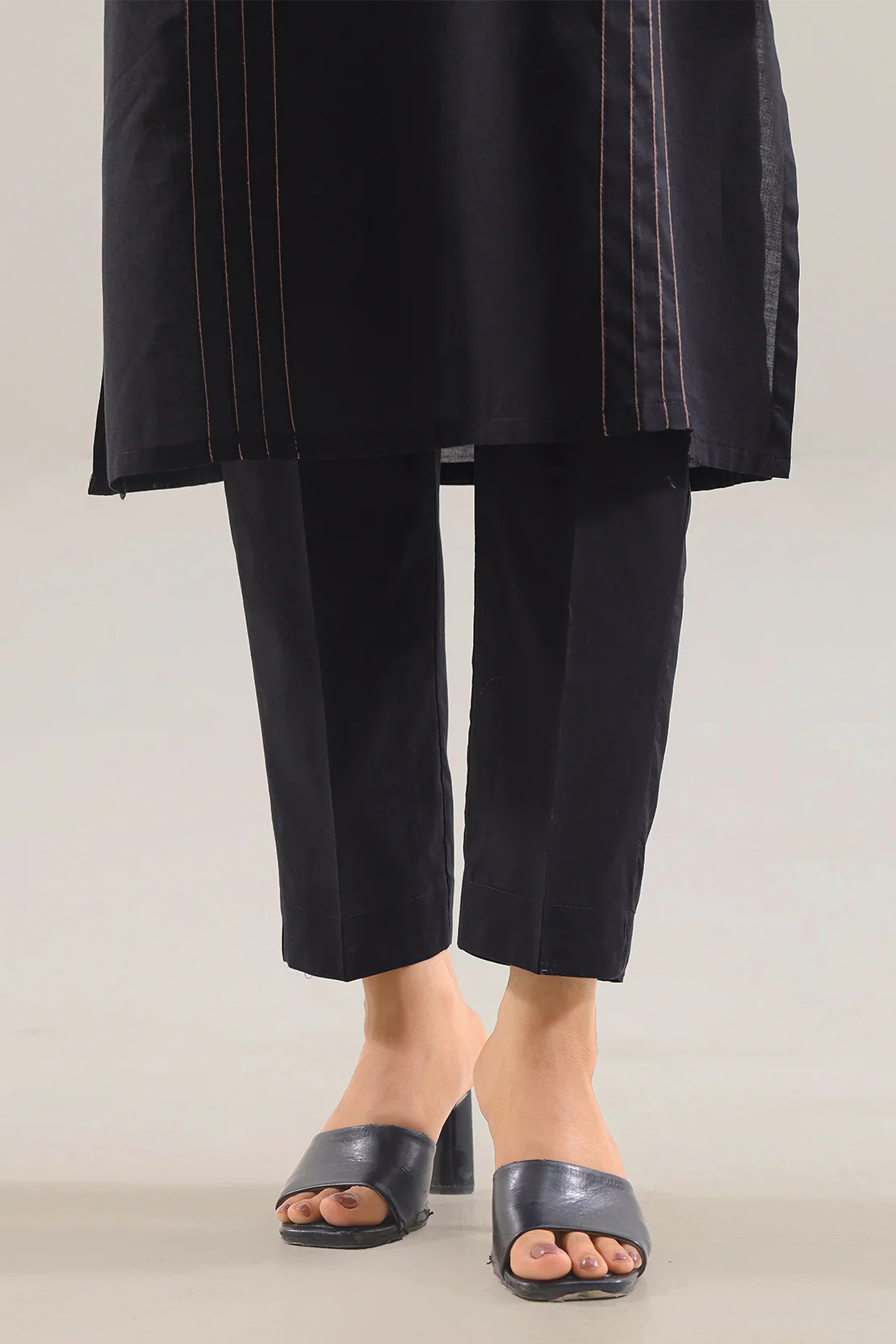 Solid Embroidered Lawn Stitched 2 Piece (Shirt/Trouser) - Image 4