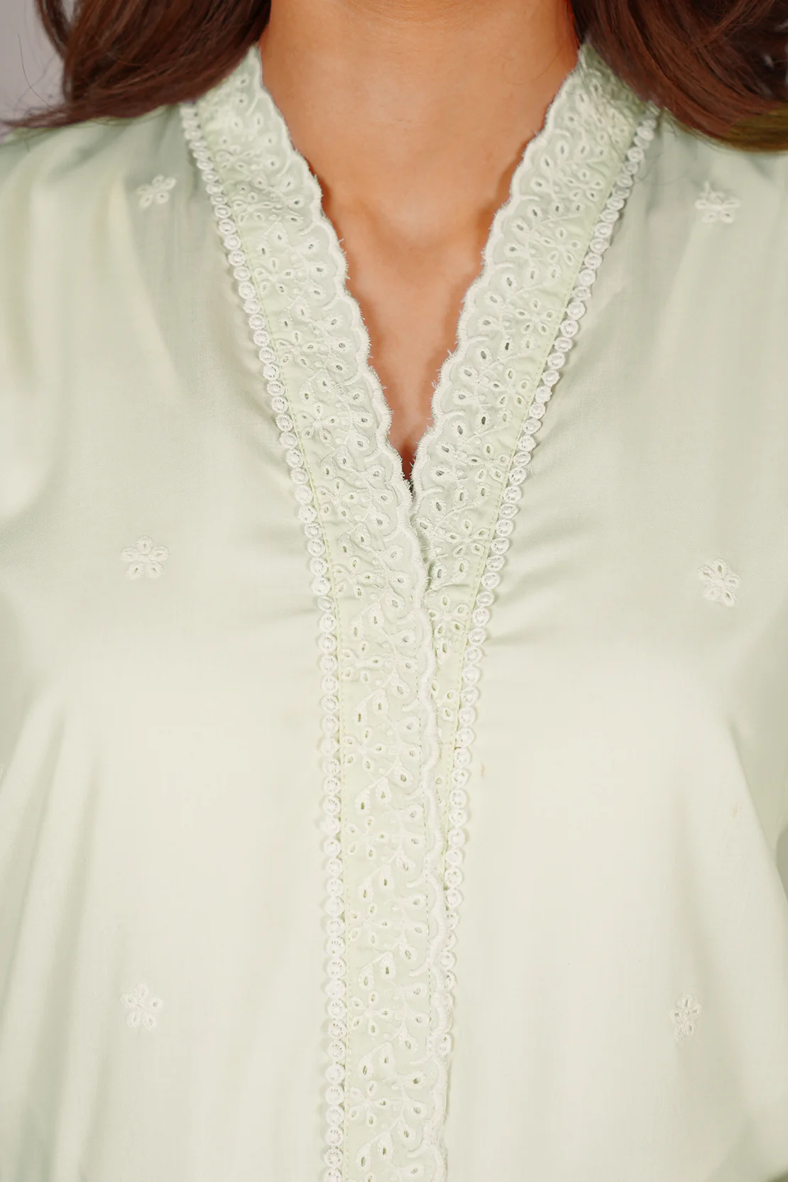 Solid Embroidered Easy Care Weave Stitched 2 Piece (Shirt/Trouser) - Image 7
