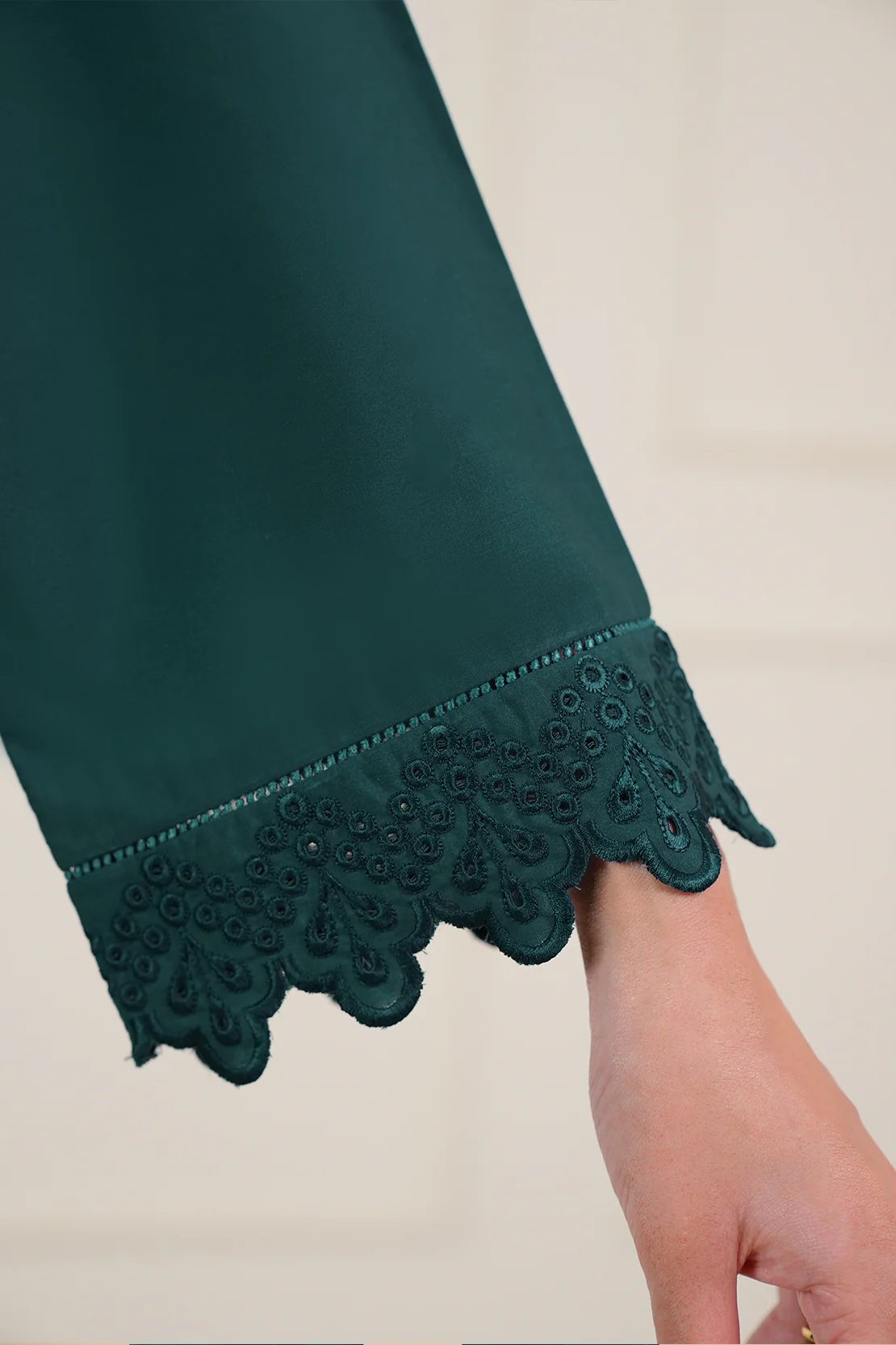 Solid Embroidered Easy Care Weave Stitched 2 Piece (Shirt/Trouser) - Image 6