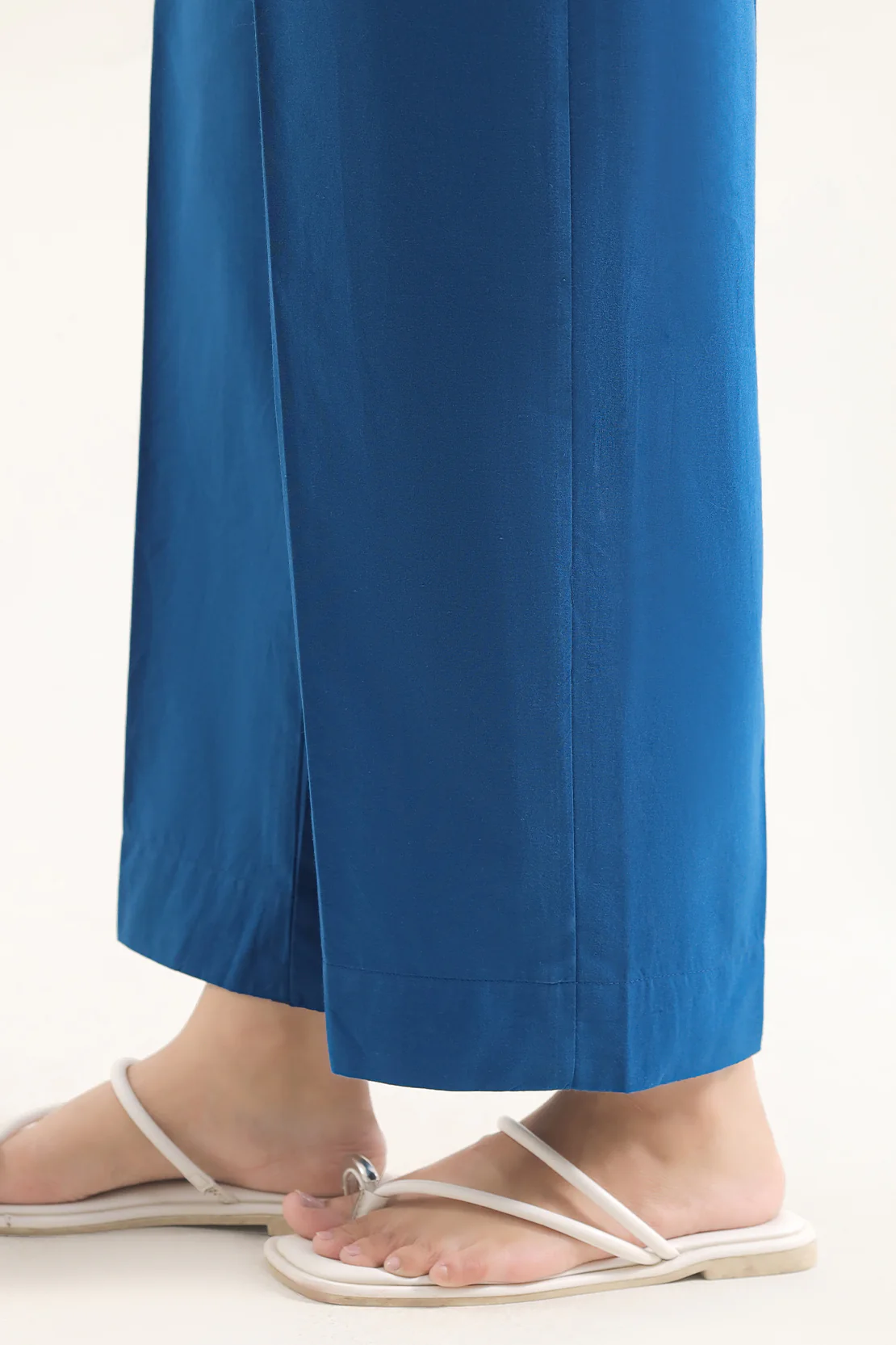 Solid Embroidered Poplin Stitched 2 piece (Shirt/Trouser) - Image 5
