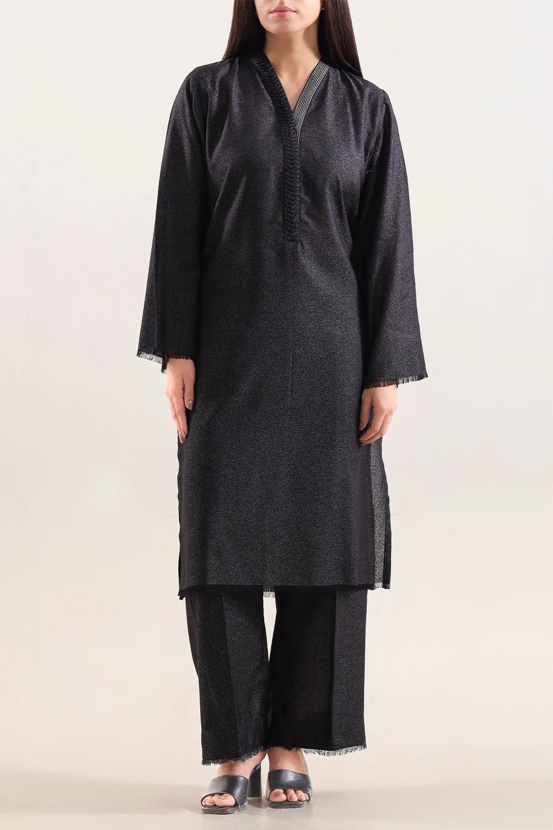 Solid Karandi Stitched 2 Piece (Shirt/Trouser)