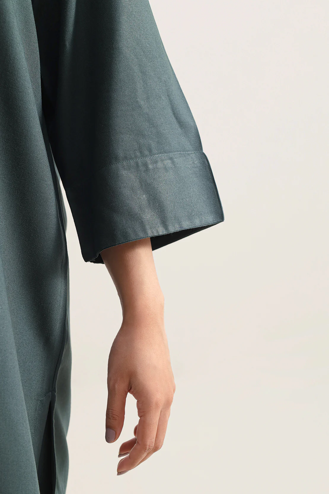 Solid Khaddar Stitched Shirt - Image 5