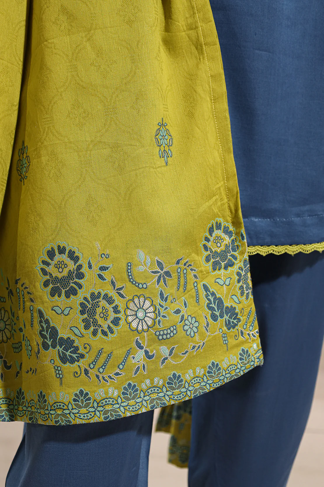 Solid Lawn Stitched 2 Piece (Shirt/Trouser) - Image 6