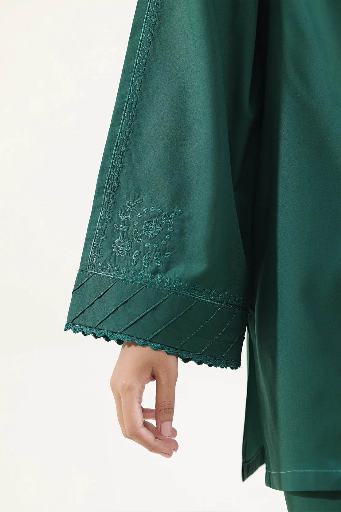Solid Reverse Jacquard Stitched 2 Piece (Shirt/Trouser) - Image 6