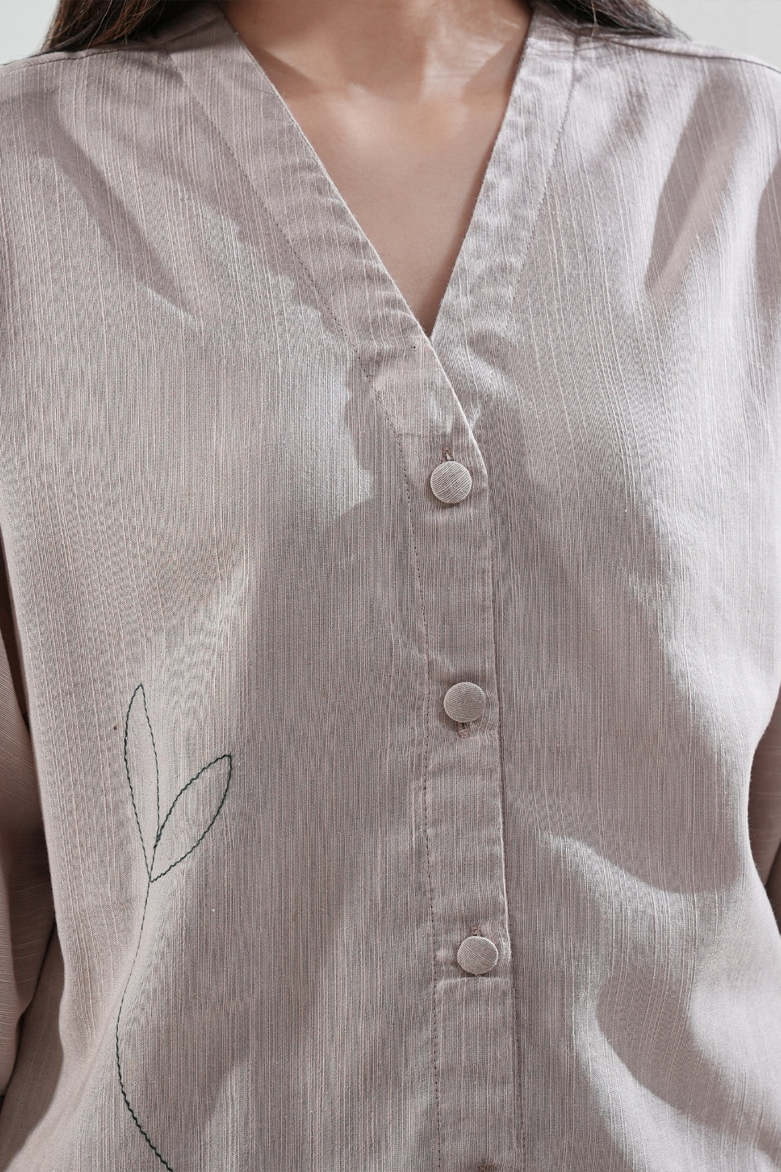 Solid Soft Raw Silk Stitched 2 Piece (Shirt/Trouser) - Image 4