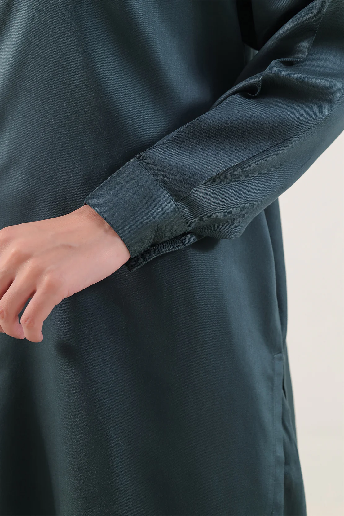 Solid Smooth Flow Stitched 2 Piece (Shirt/Trouser) - Image 5