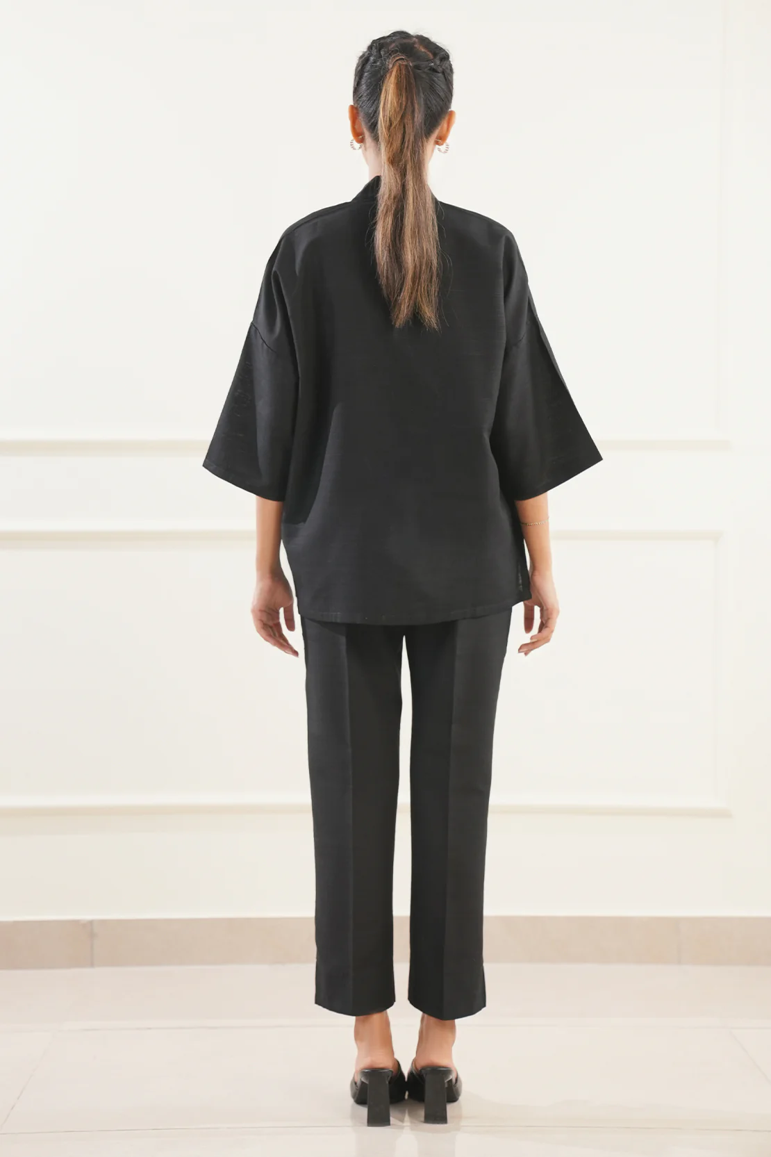 Solid Soft Raw Silk Stitched 2 Piece (Shirt/Trouser) - Image 7