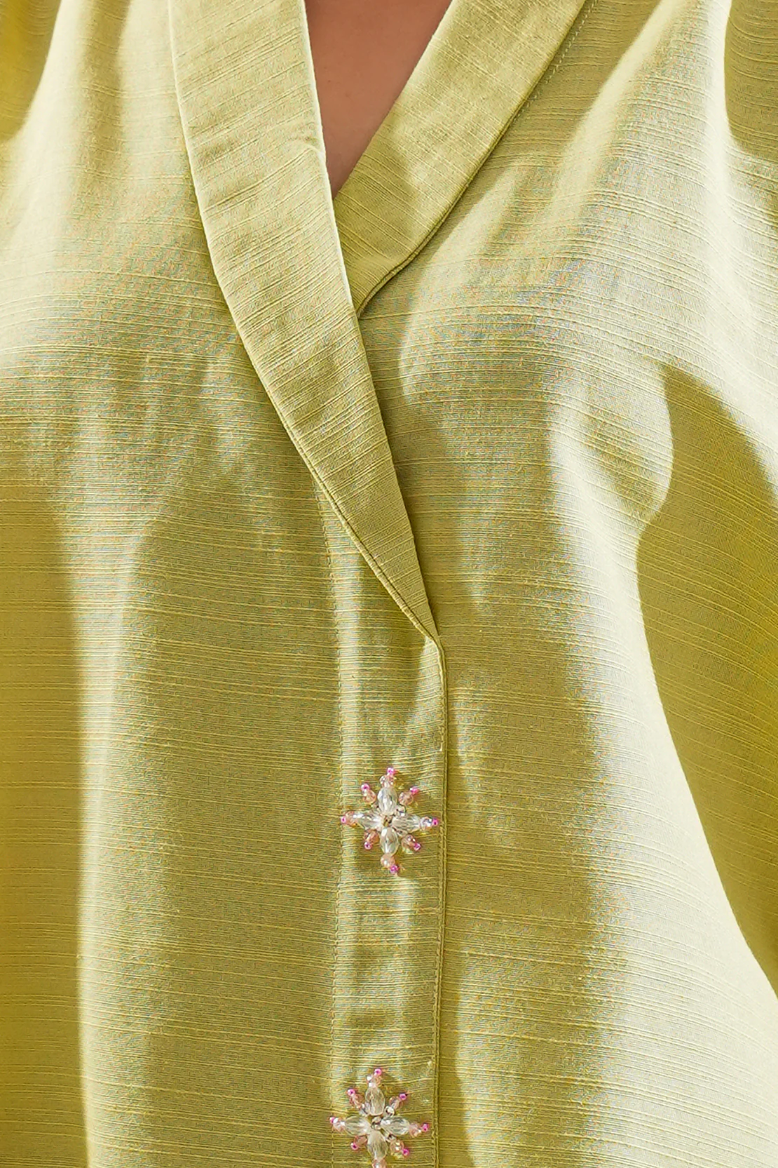 Solid Soft Raw Silk Stitched 2 Piece (Shirt/Trouser) - Image 4