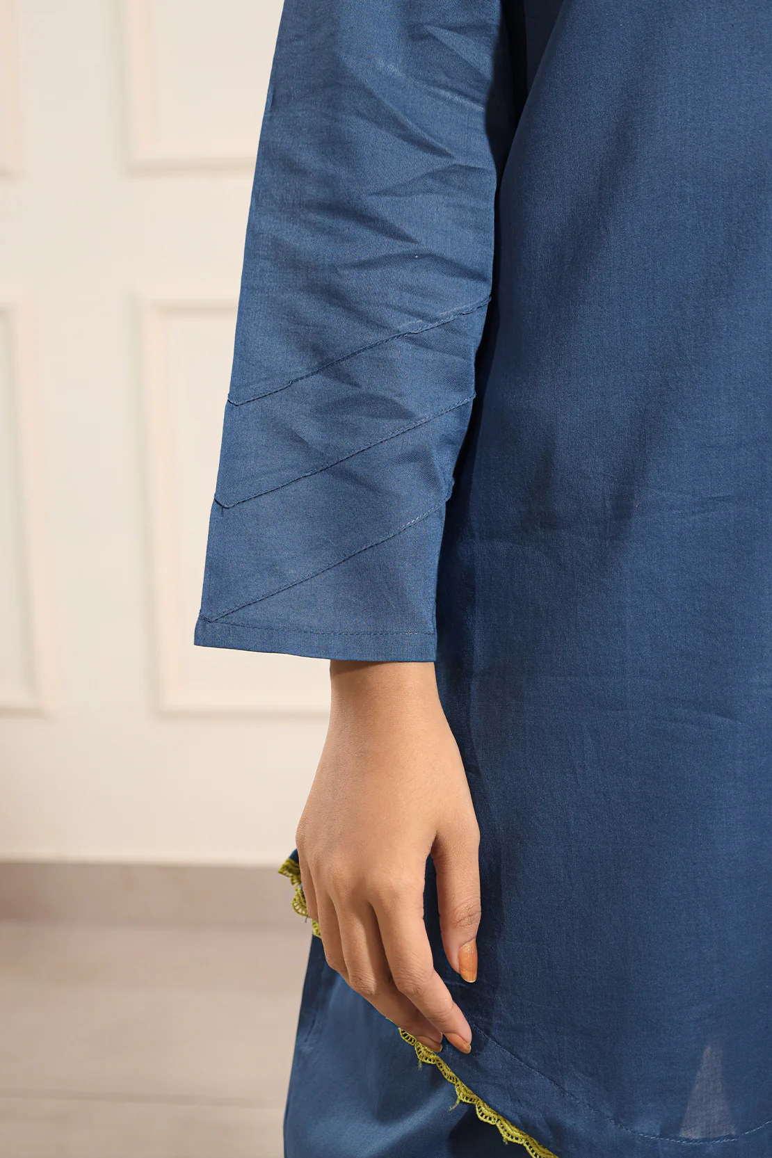 Solid Stitched Lawn Stitched 3 Piece - Image 6
