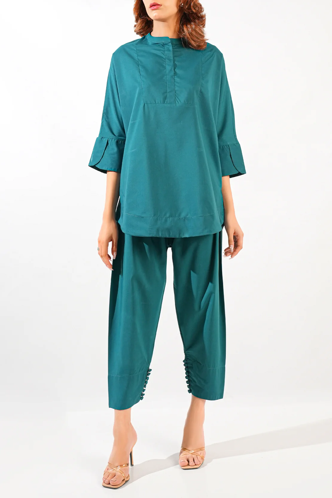 Solid Easy Care Fabric Stitched 2 Piece (Shirt/Trouser) - Image 4