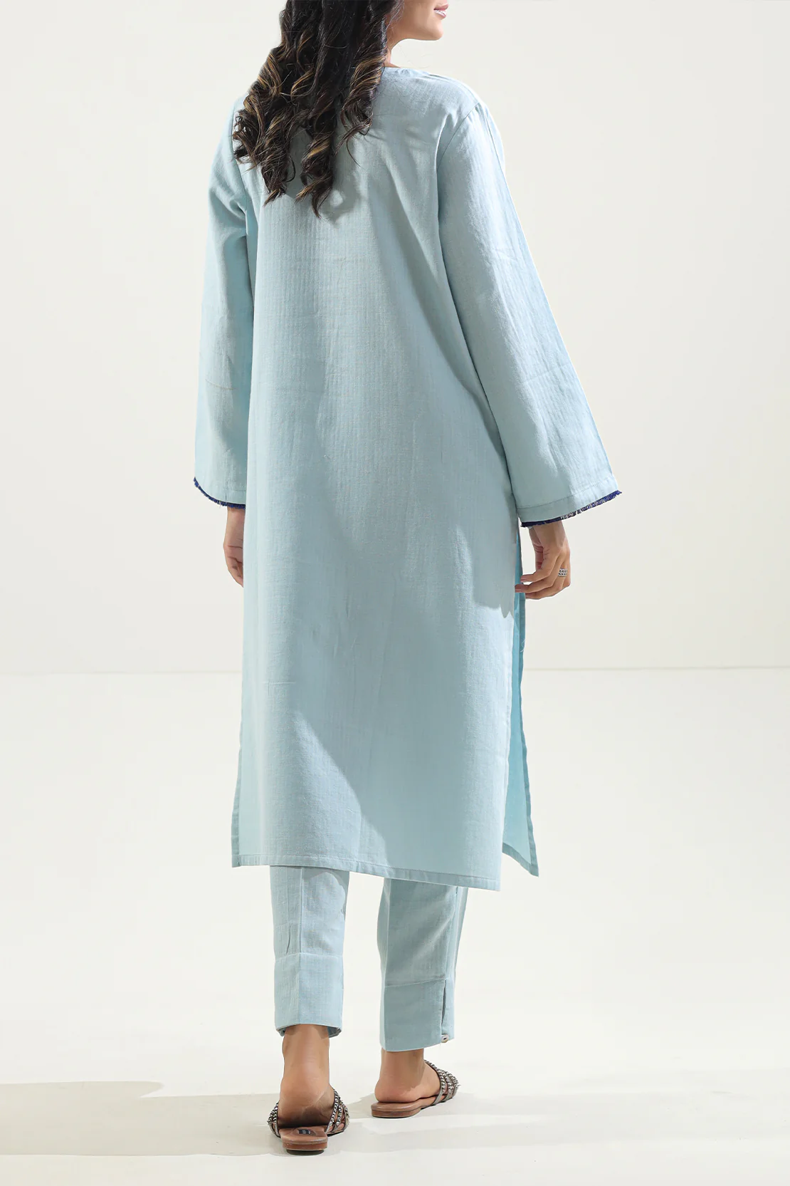 Solid Easy Care Fabric Stitched 2 Piece (Shirt/Trouser) - Image 3