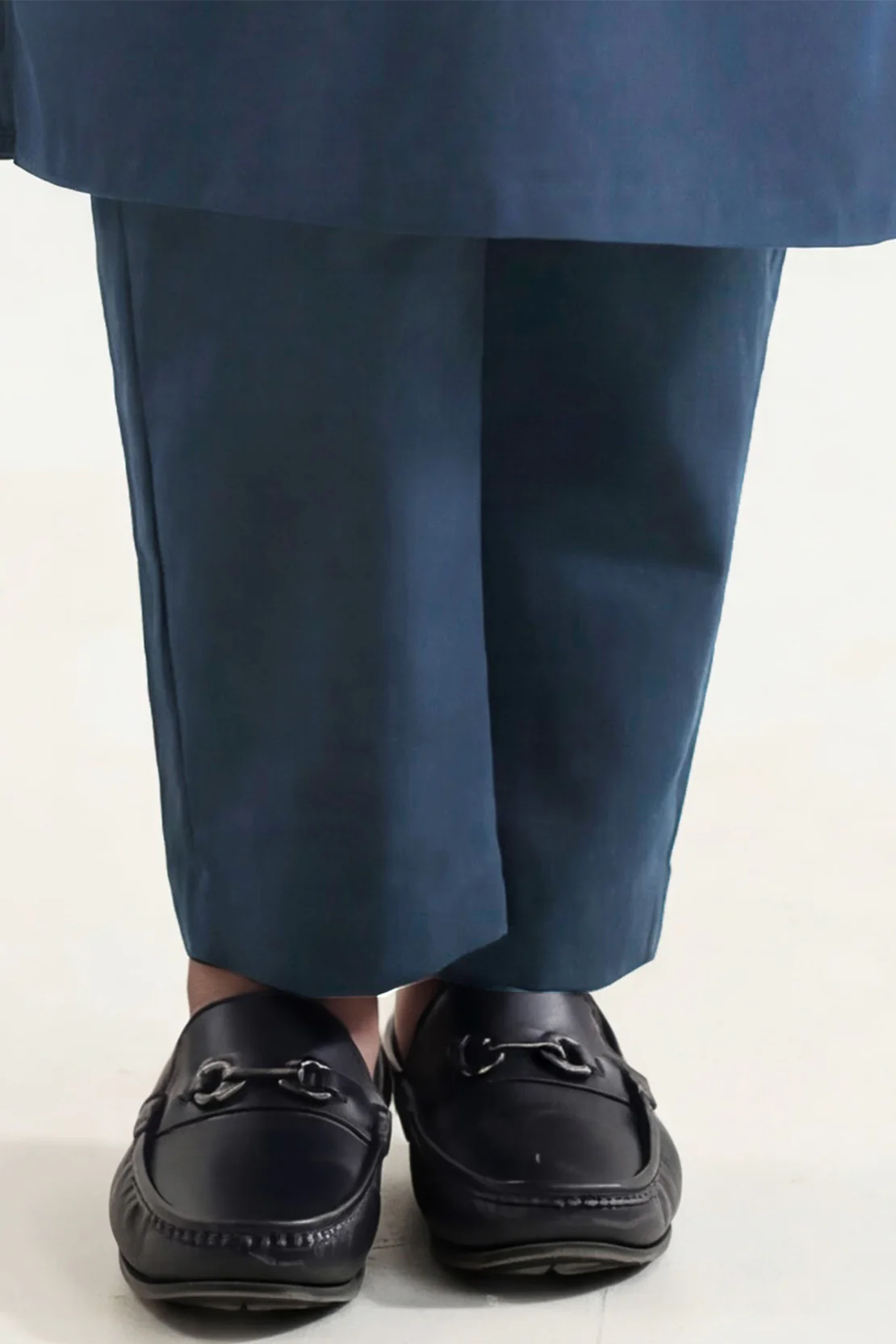 Solid Wash N Wear Stitched 2 Piece (Shirt/Trouser) For Boys - Image 4