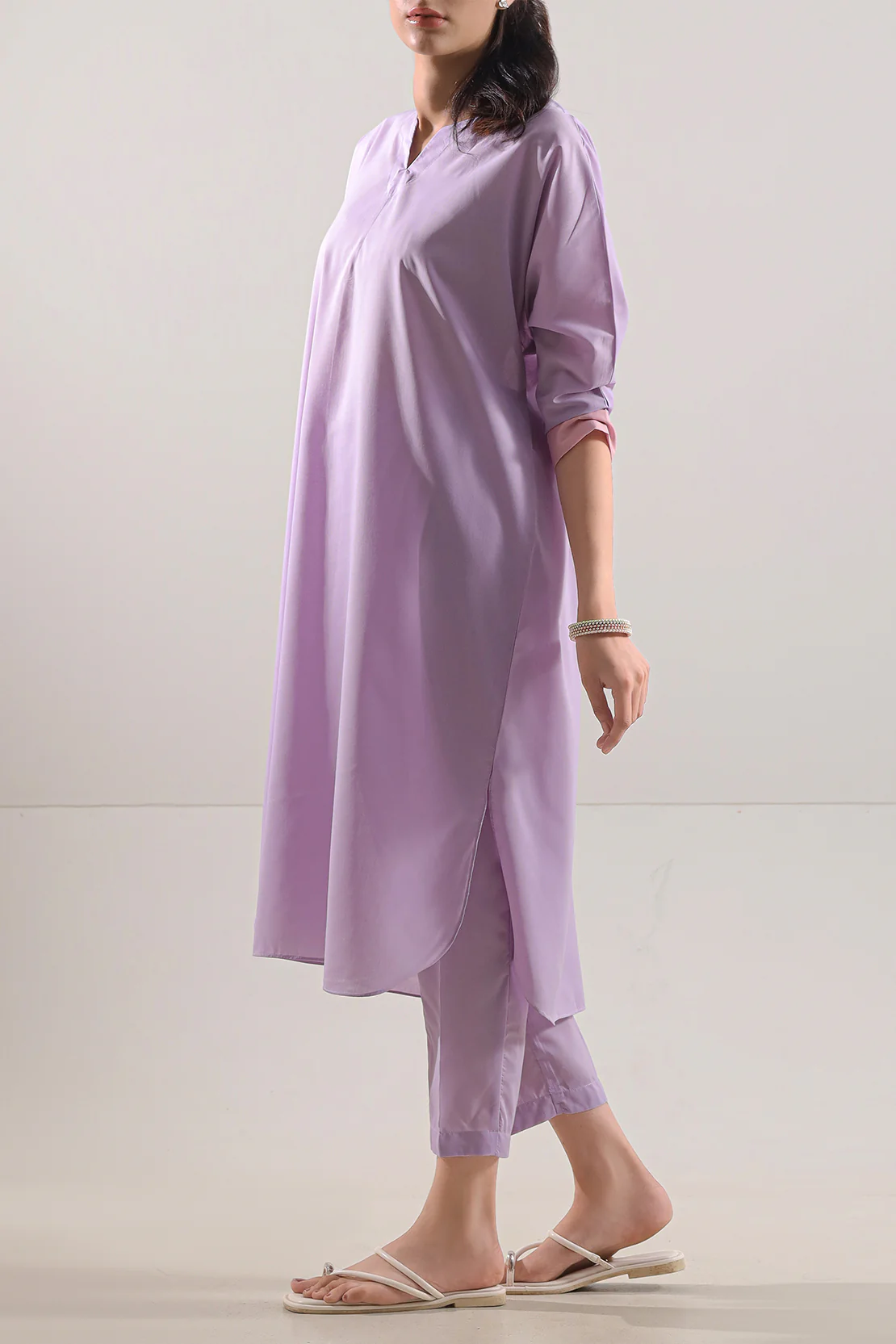 Solid Easy Care Fabric Stitched 2 Piece (Shirt/Trouser) - Image 3