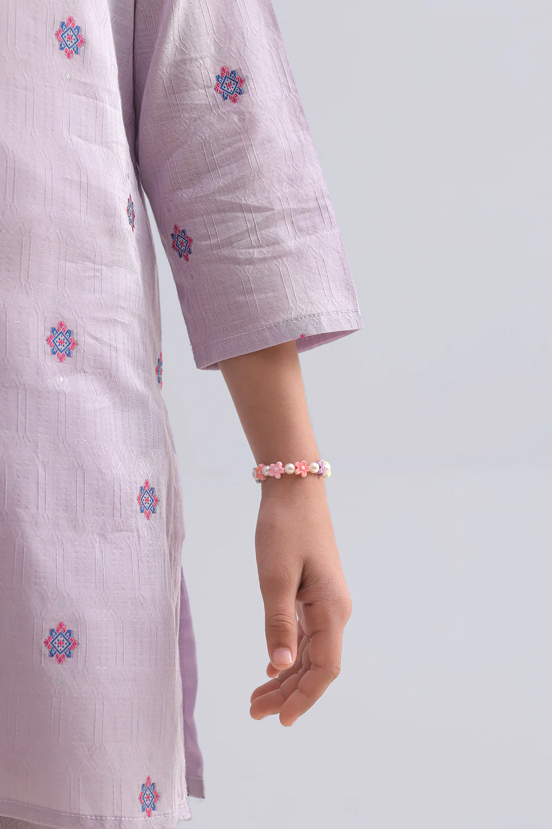 Stitched Cotton jacquard Shirt For Kids - Image 6