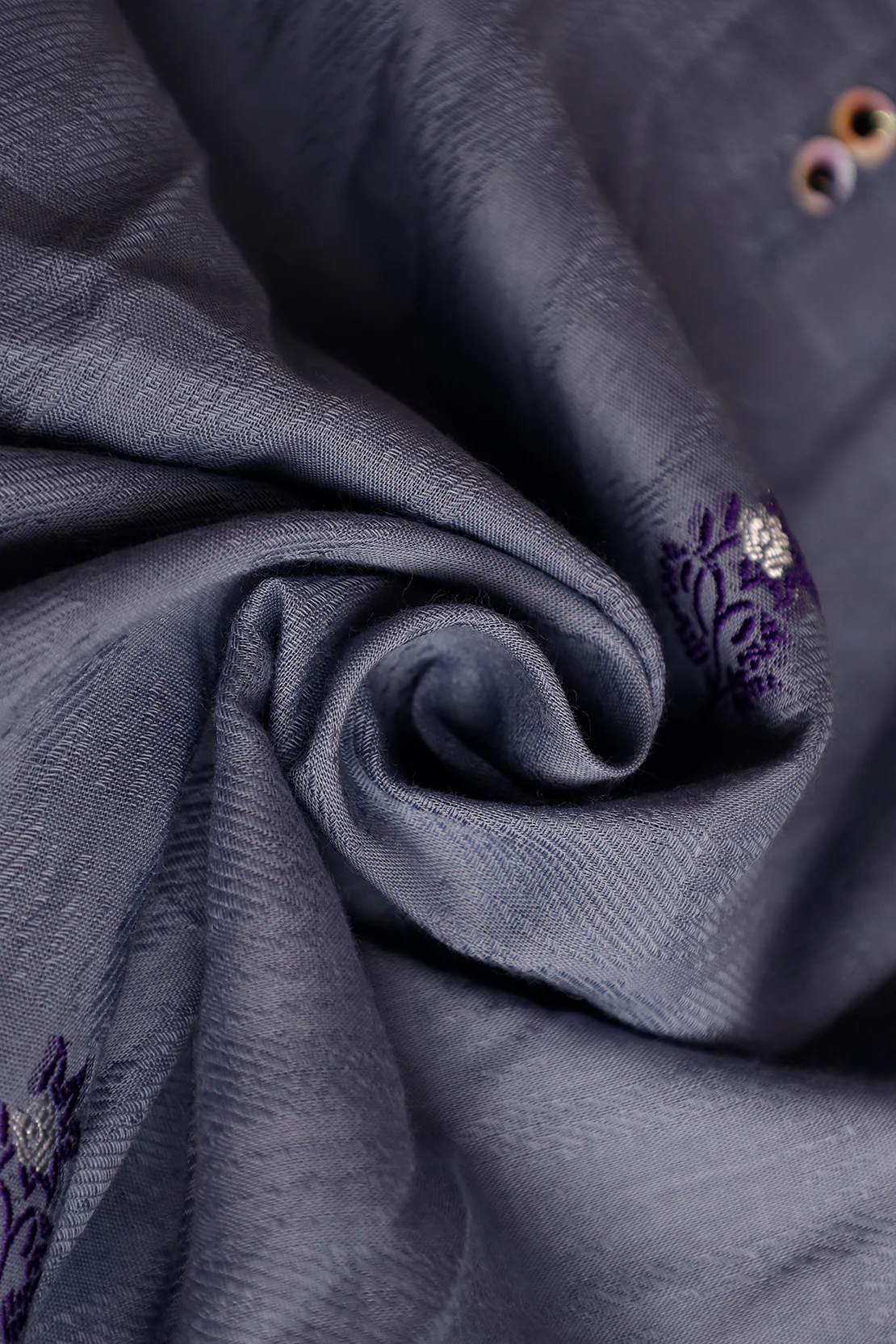 Stitched Cotton Jacquard Shirt/Trouser For Kids - Image 6