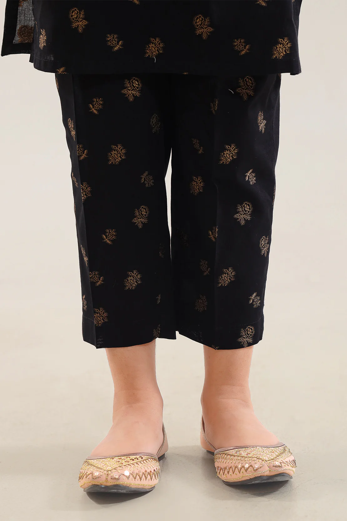 Stitched Cotton Jacquard Shirt/trouser For Kids - Image 6