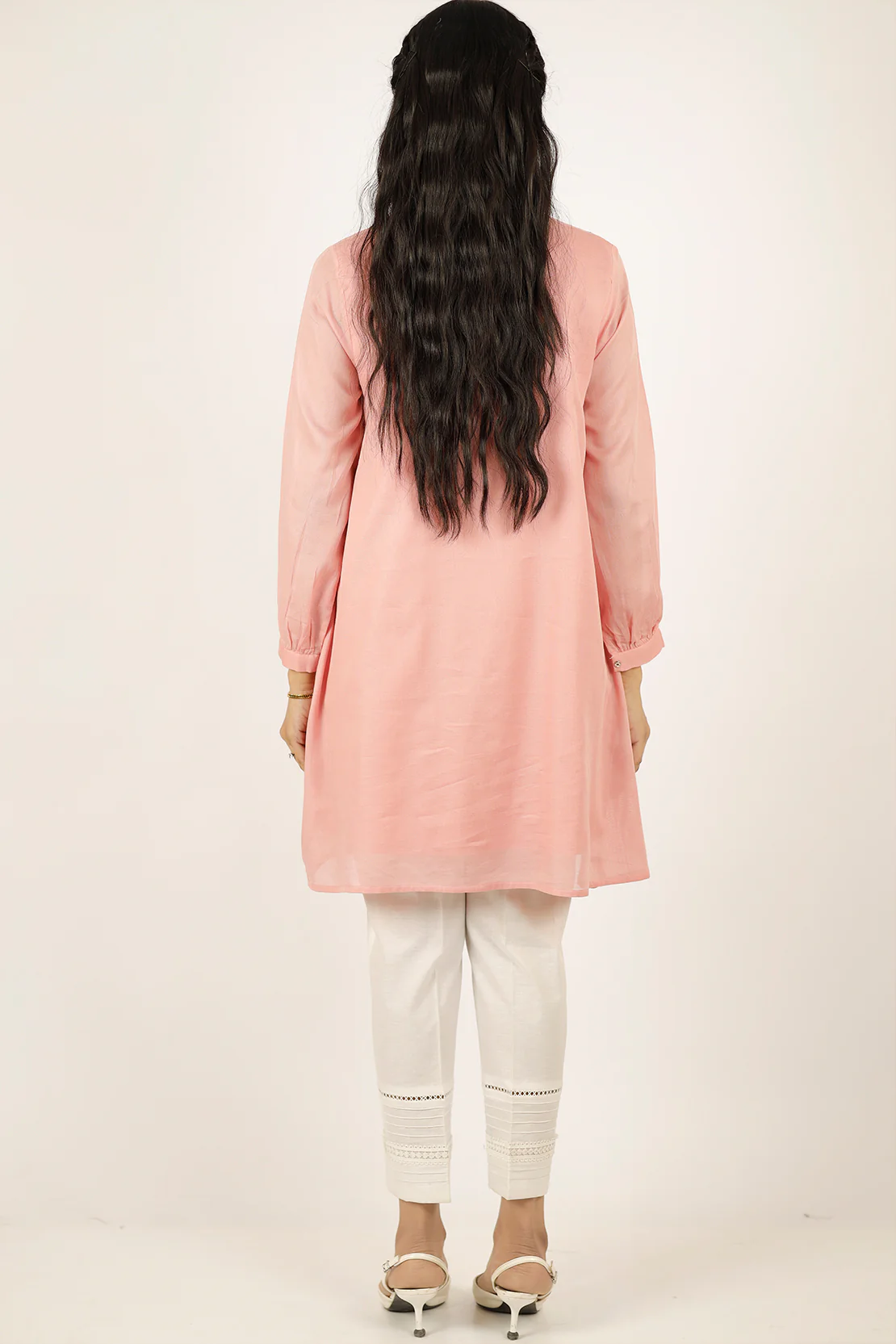 Stitched Cotton Net Fusion Tops - Image 2