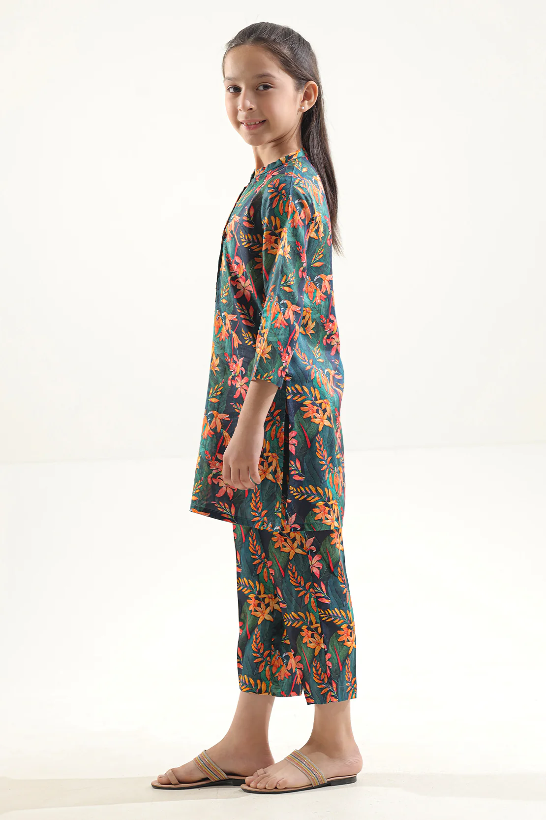 Stitched Dobby self 2 Piece (Shirt/Trouser) For Kids - Image 3