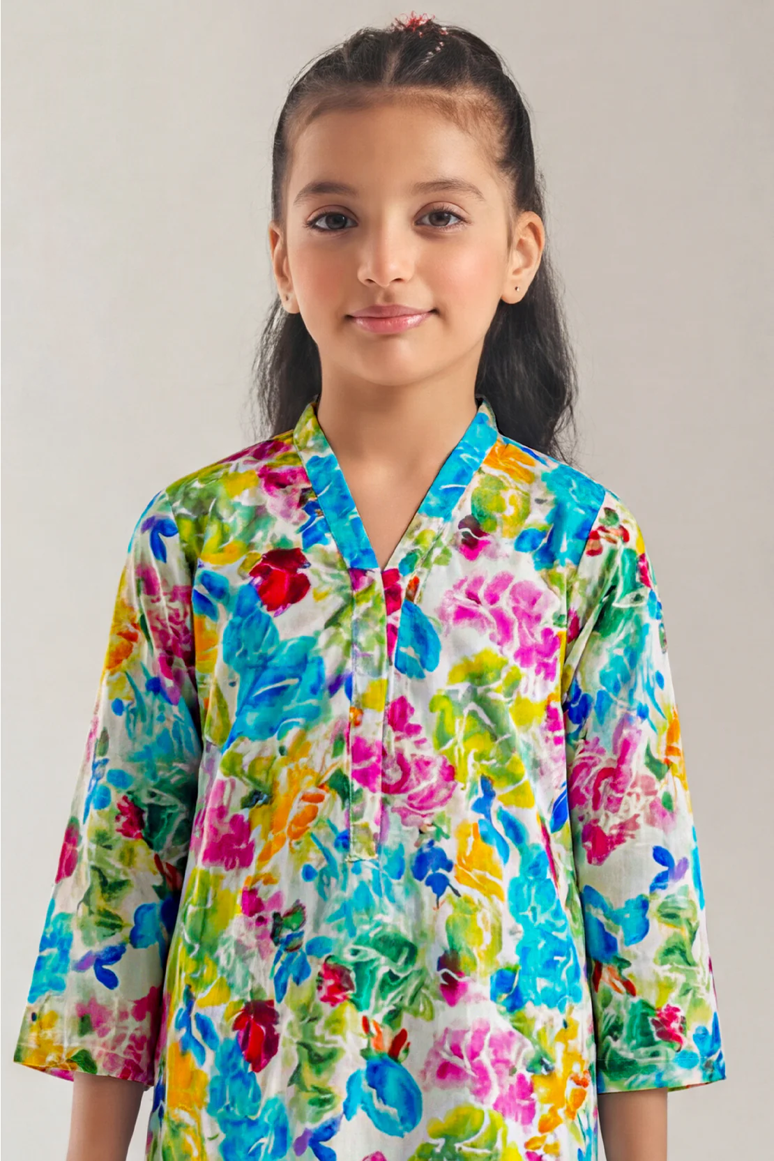 Stitched Lawn 2 Piece (Shirt/Trouser) For Kids - Image 2