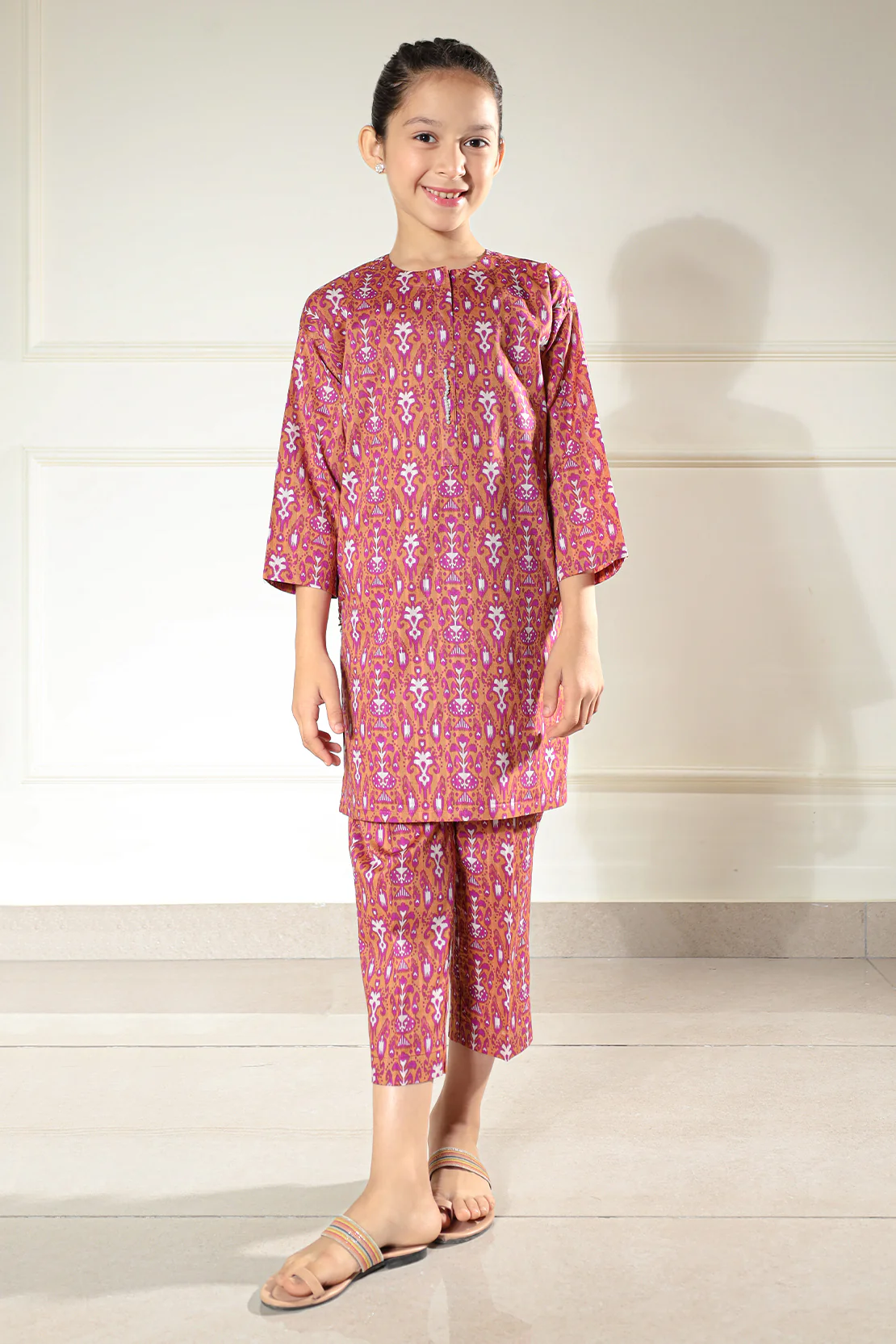 Stitched Lawn Shirt For Kids - Image 3