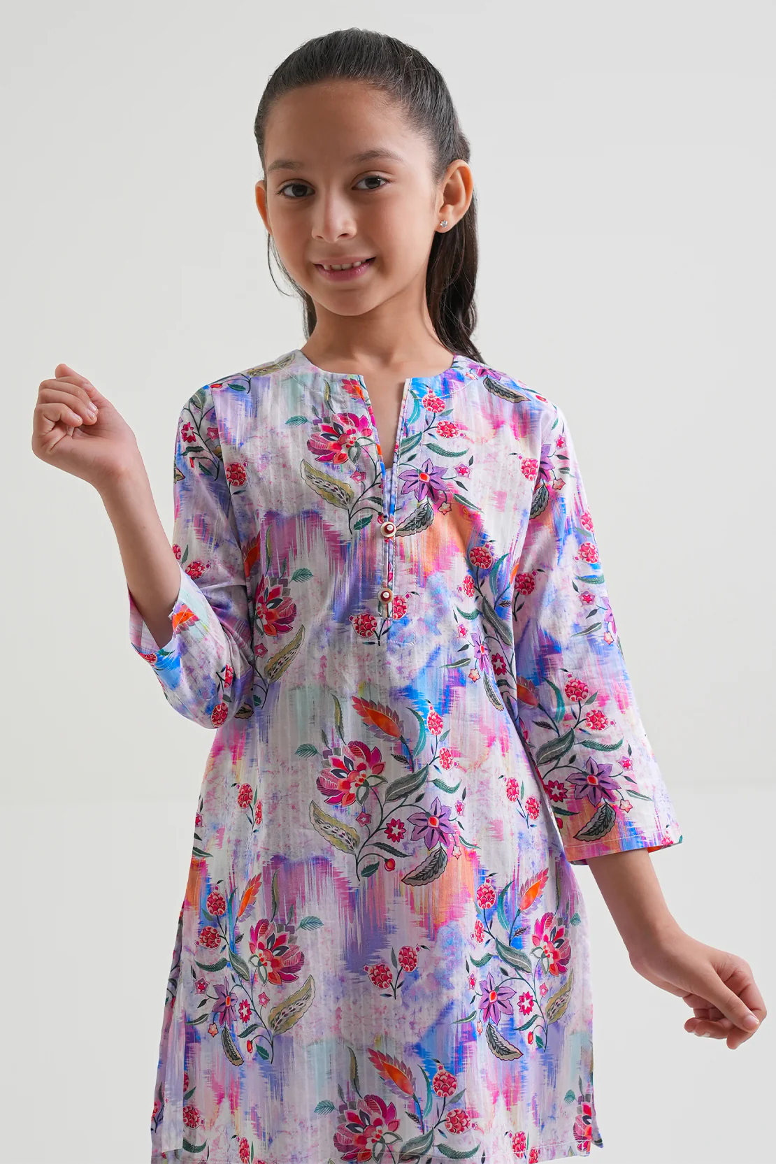 Stitched Lawn Shirt For Kids - Image 2