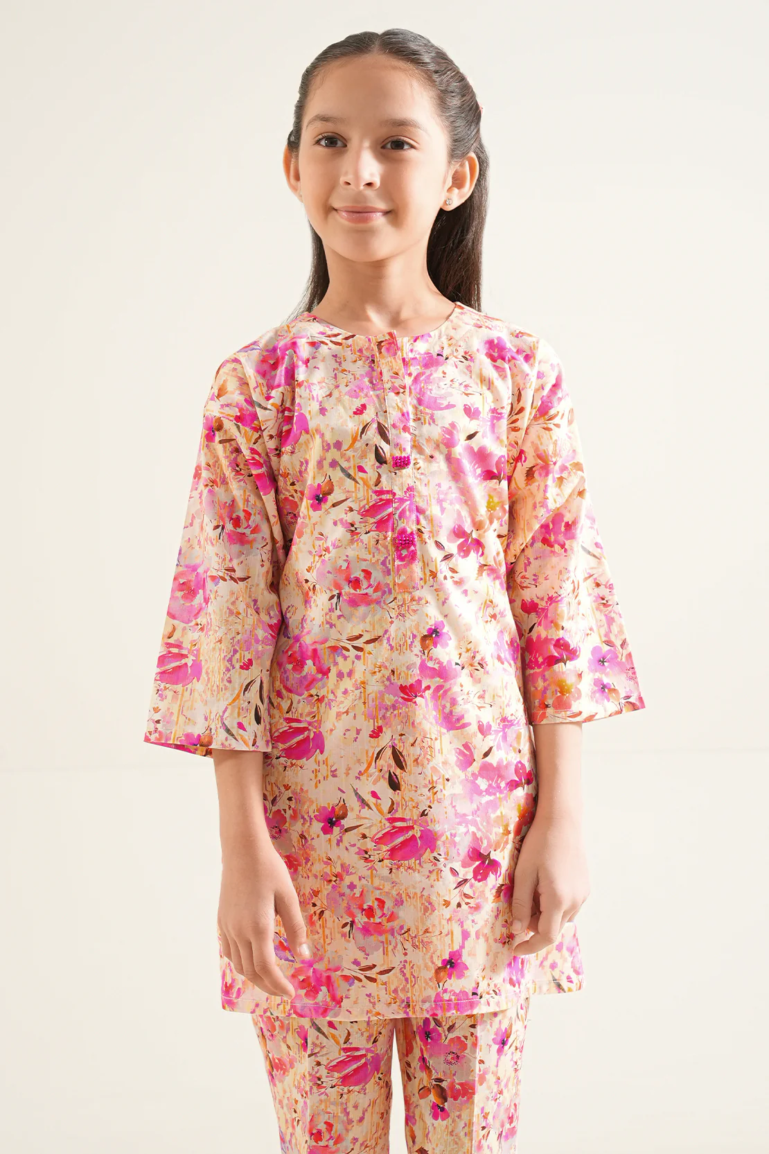 Stitched Lawn Shirt For Kids - Image 2
