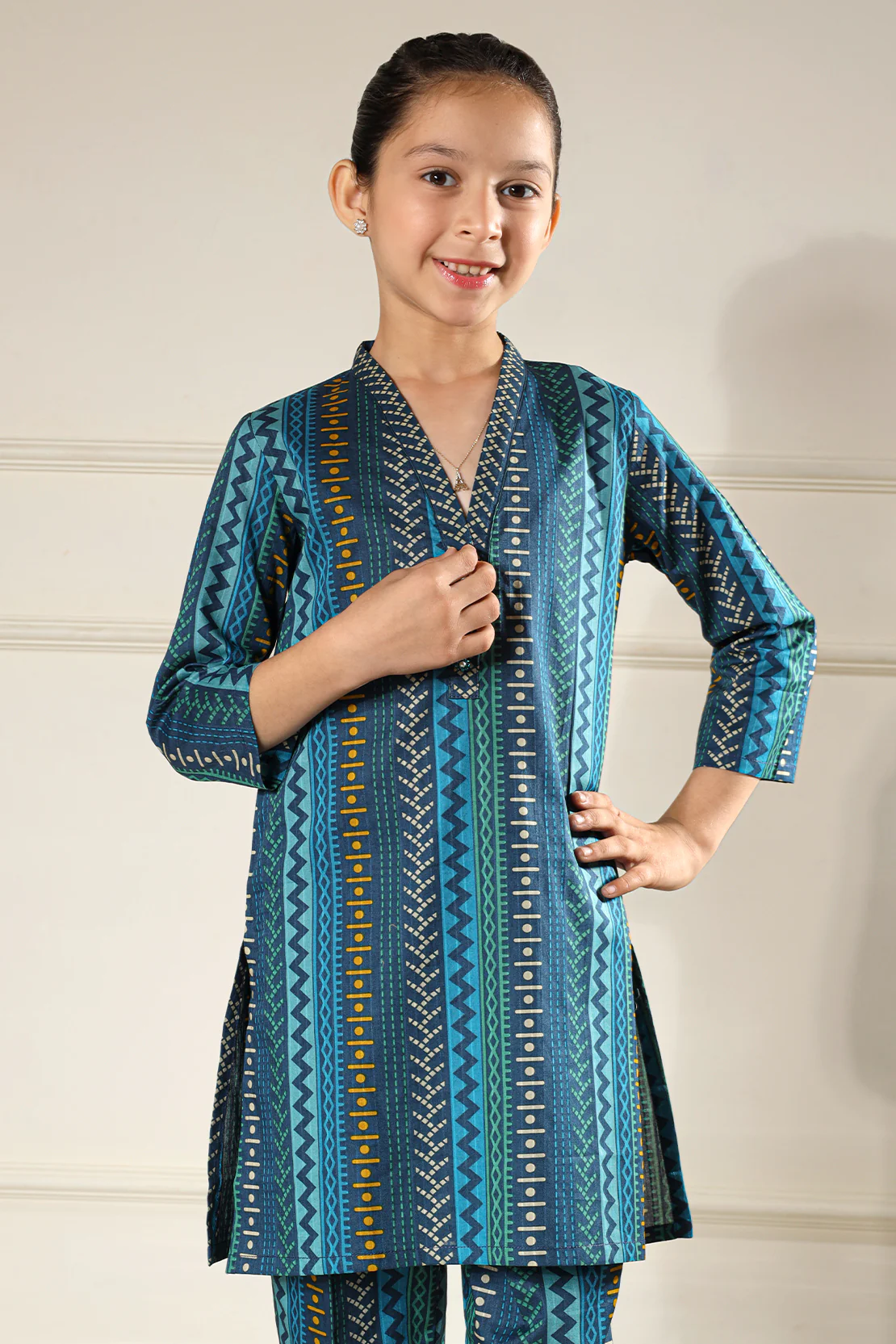 Stitched Lawn 2 Piece (Shirt/Trouser) For Kids - Image 4
