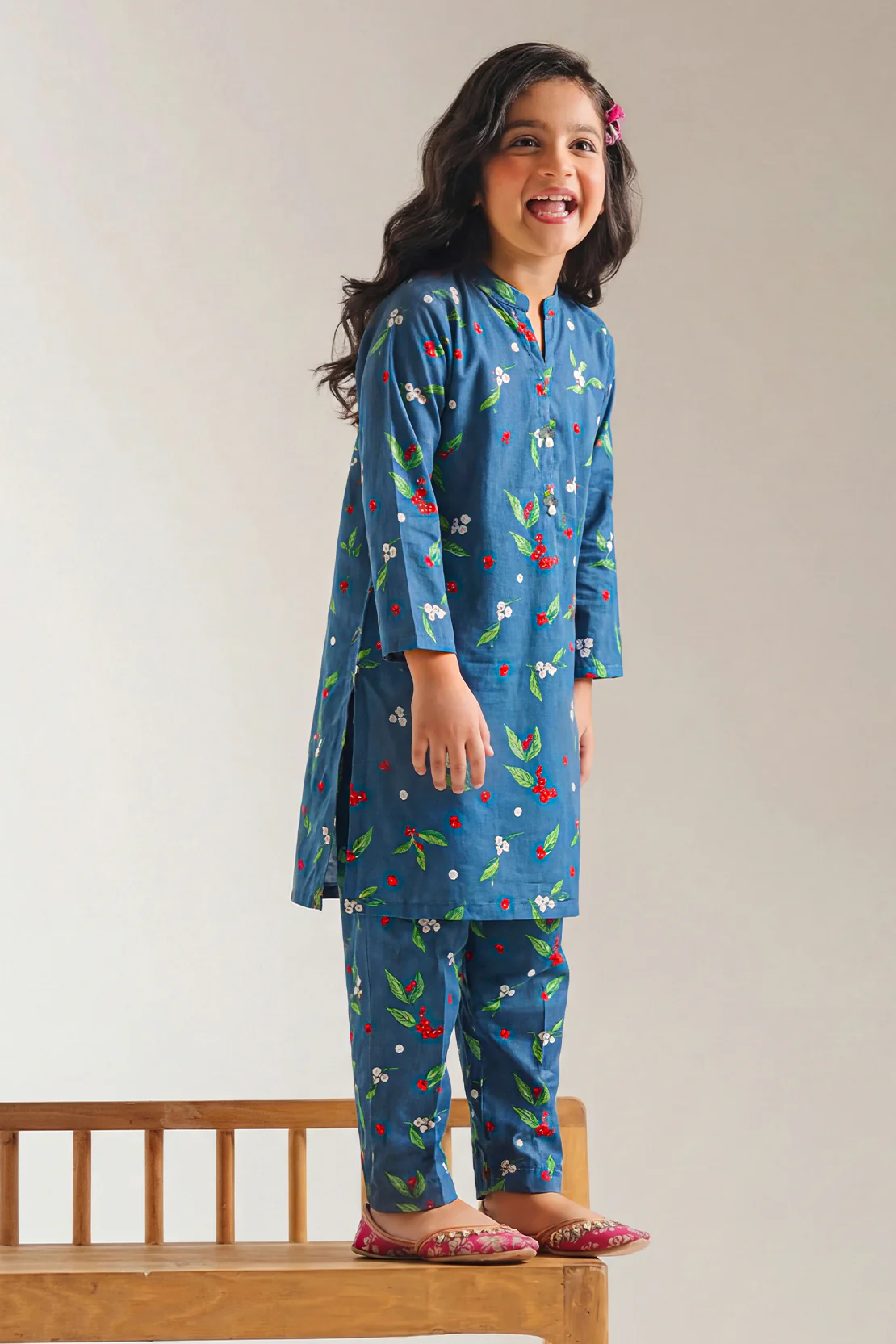 Stitched Silk Touch Shirt For Kids - Image 3