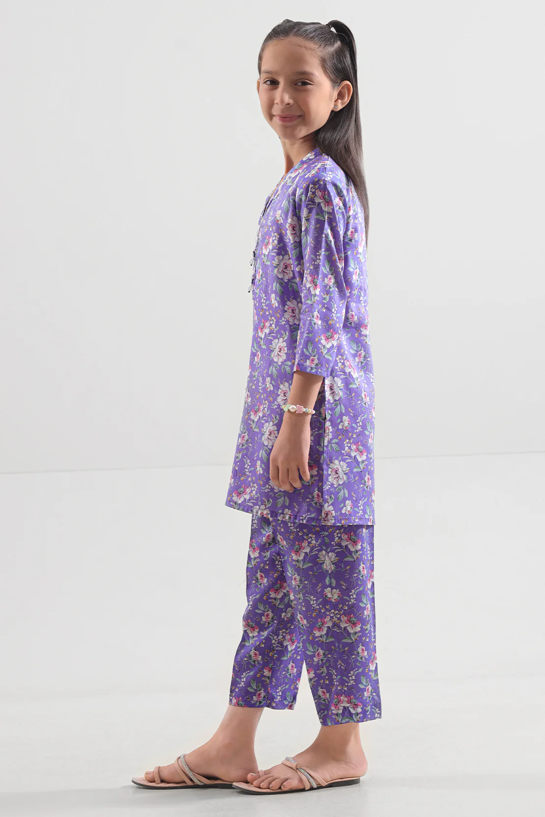 Stitched Silk Touch Shirt For Kids - Image 2