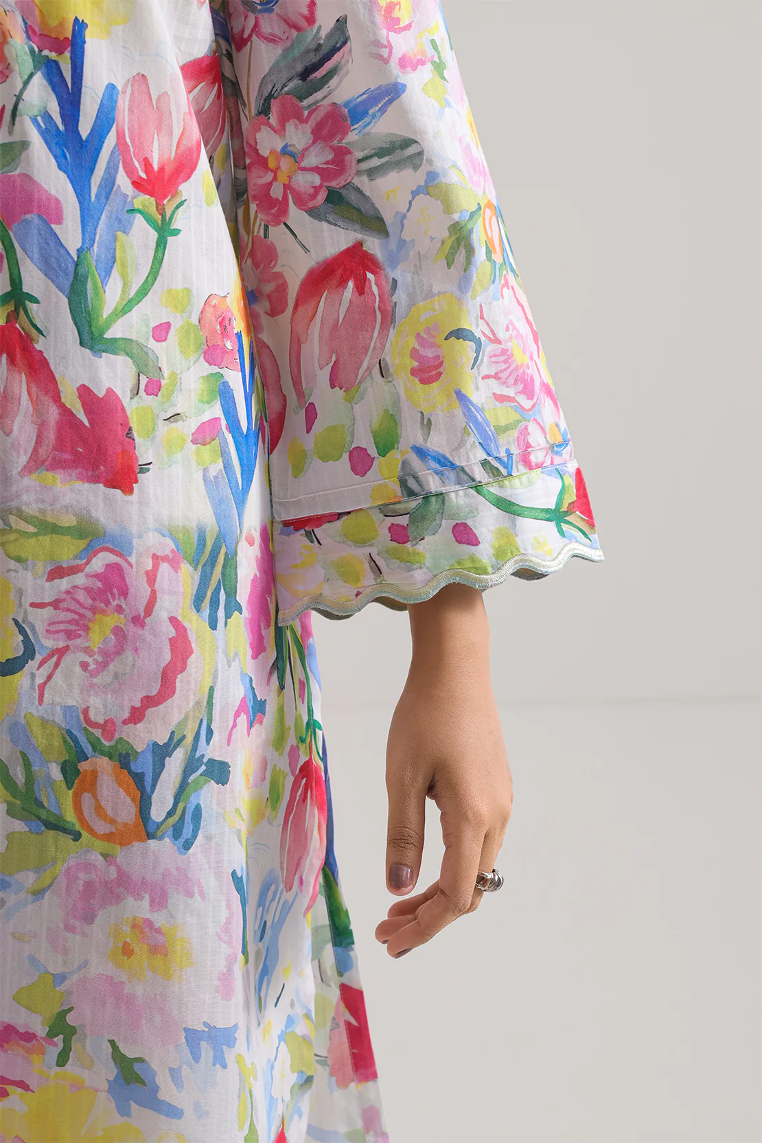 Stitched Printed Embroidered Lawn 2 Piece (Shirt/Trouser) - Image 5
