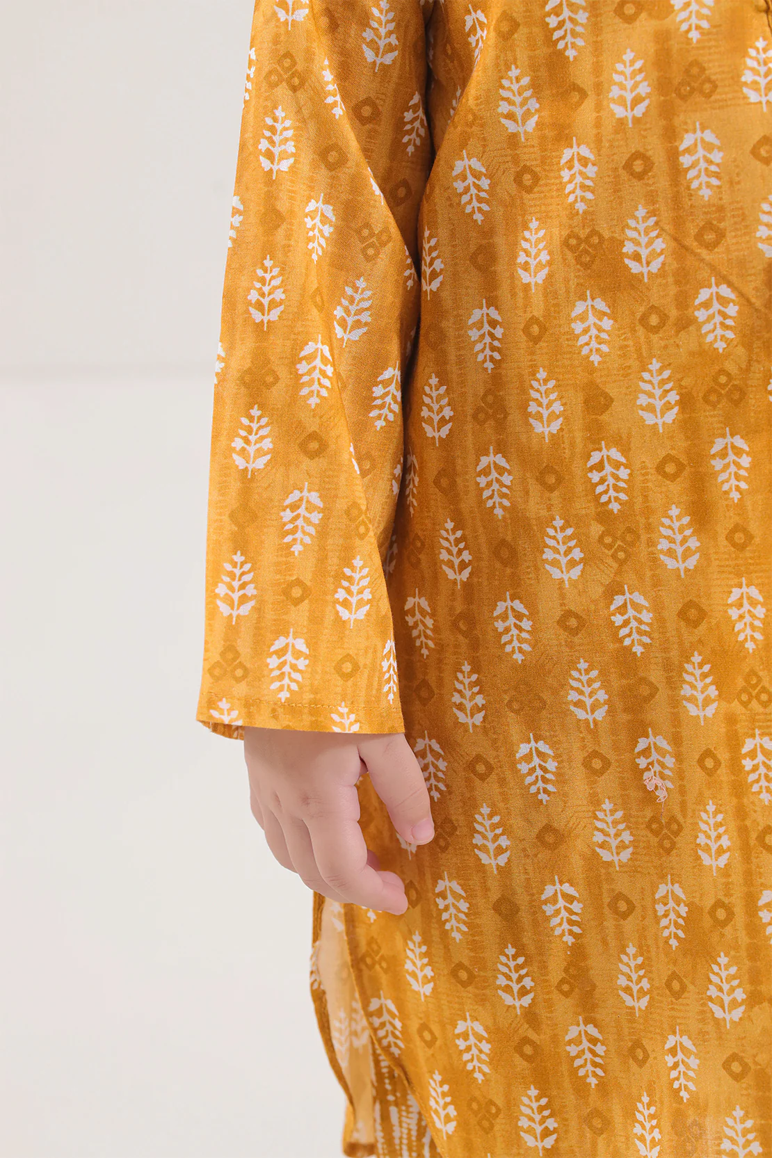 Stitched Printed Lawn Shirt For Kids - Image 5