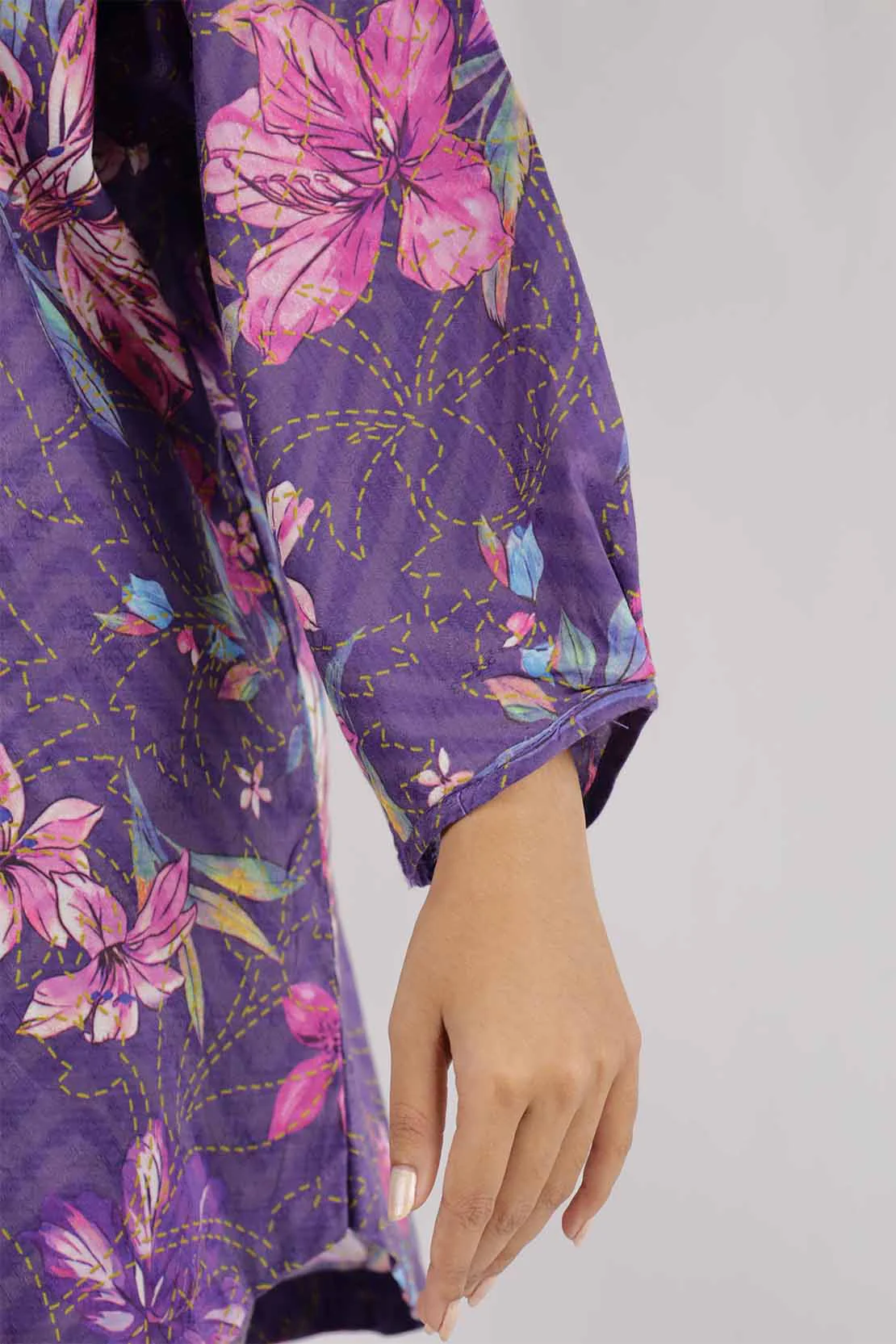 Stitched Self Jacquard 2 Piece (Shirt/Trouser) - Image 5