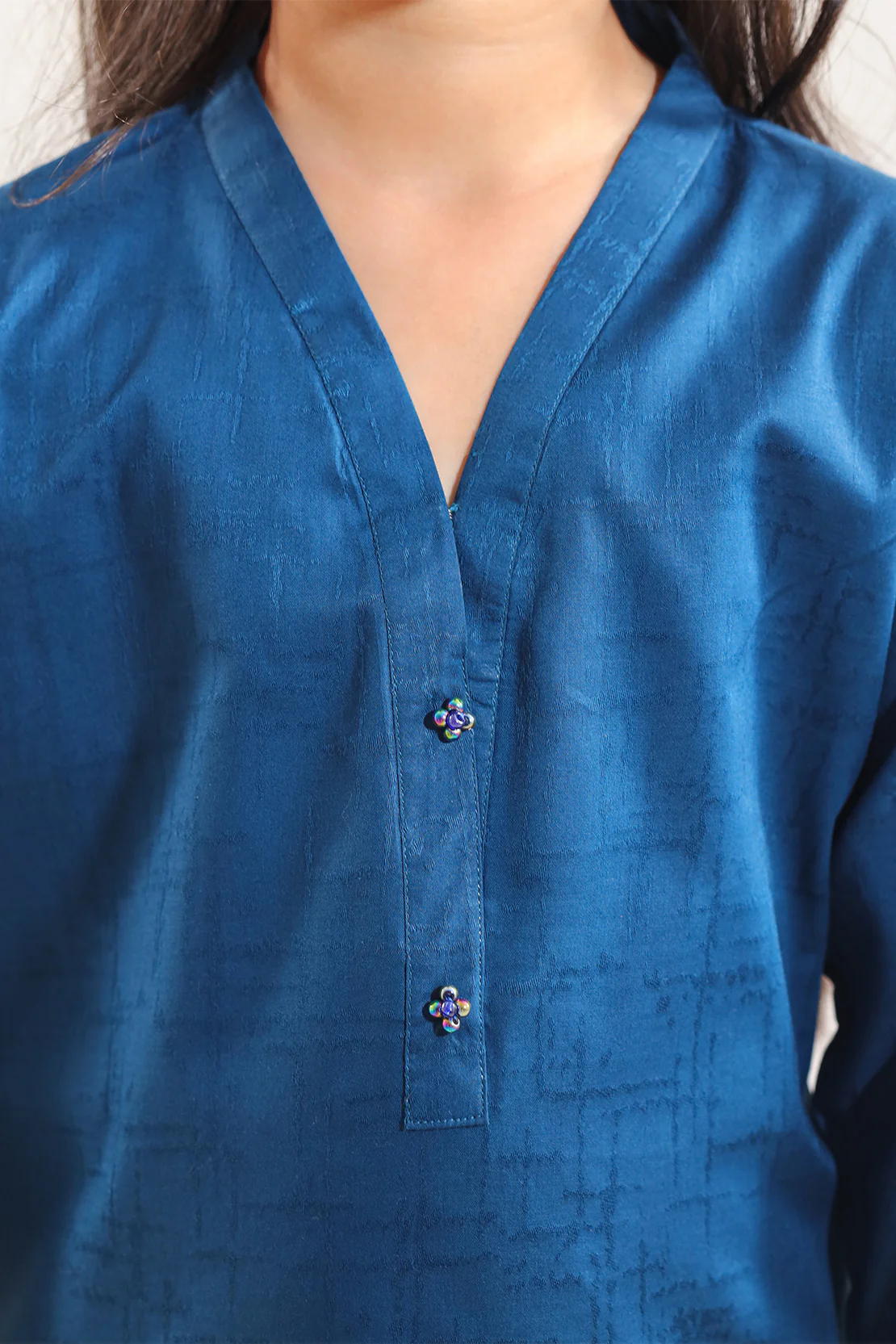Stitched Smooth Flow Shirt/trouser For Kids - Image 4
