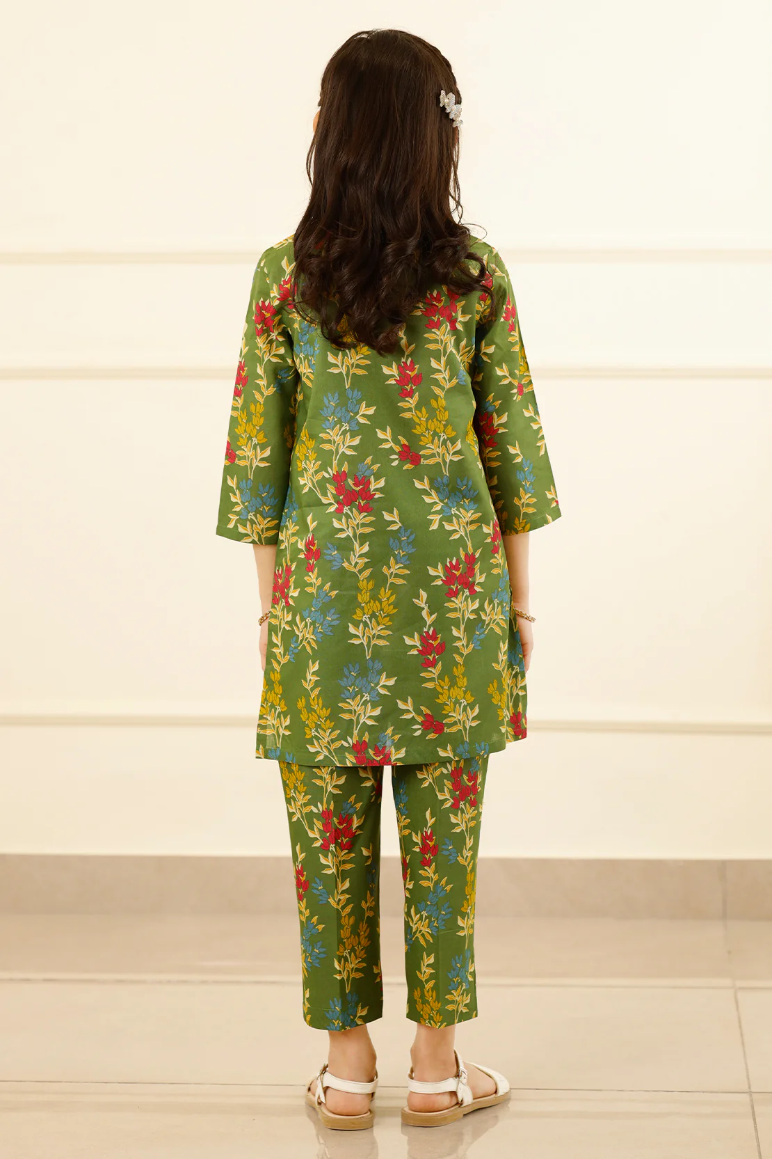 Stitched Soft Touch Cotton Shirt/Trouser For Kids - Image 4