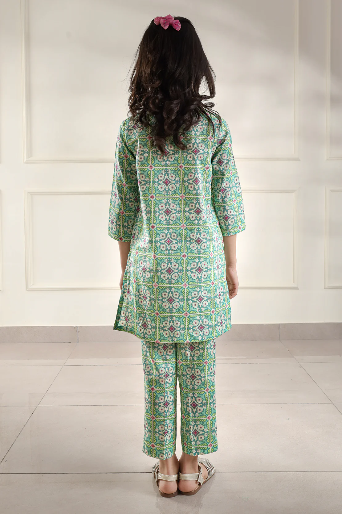 Stitched Soft Touch Cotton Shirt/Trouser For Kids - Image 9