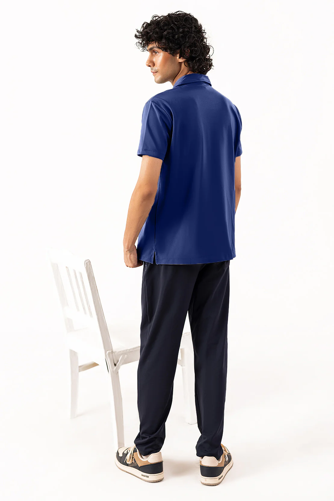 Structured Polo Collar Tee Shirt - Image 3